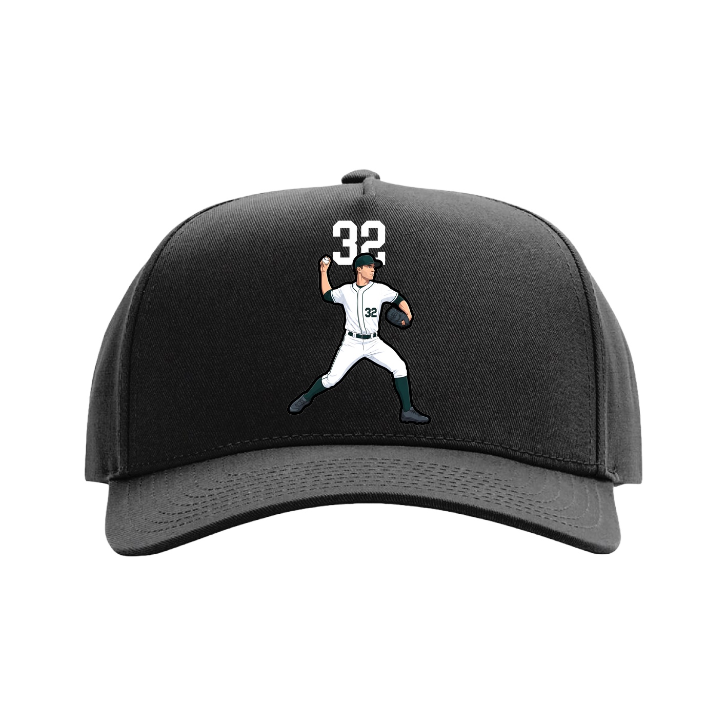 Full Fabric Five-Panel Champ Cap