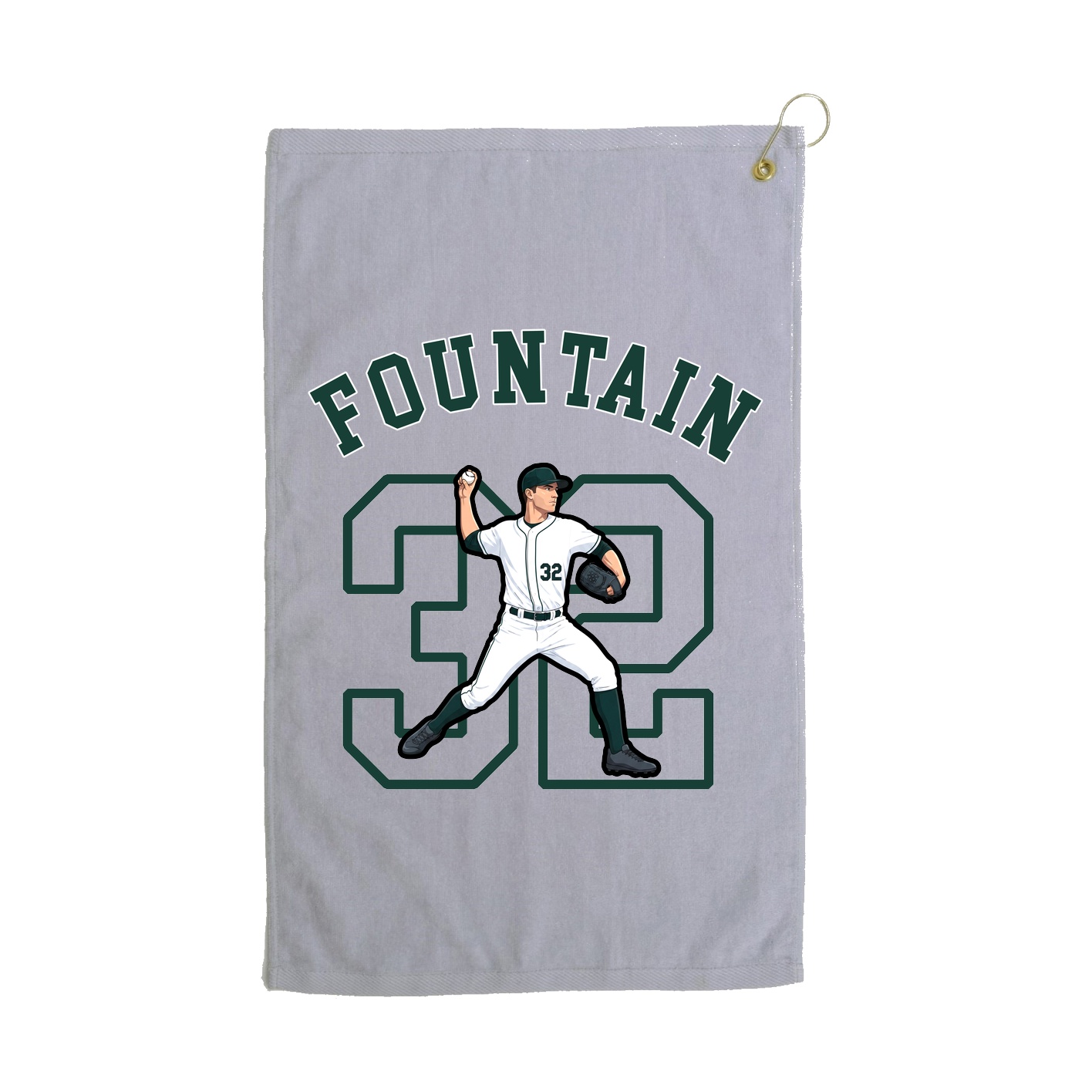 Golf Towel — Shirsey Arch in Grey