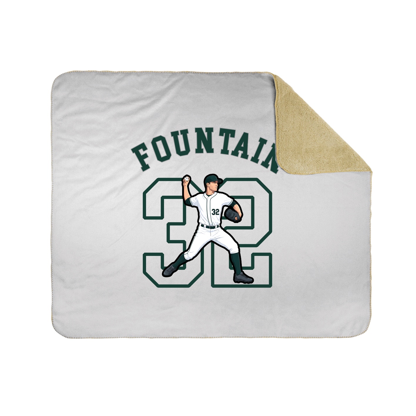 Throw Blanket — Shirsey Arch in White