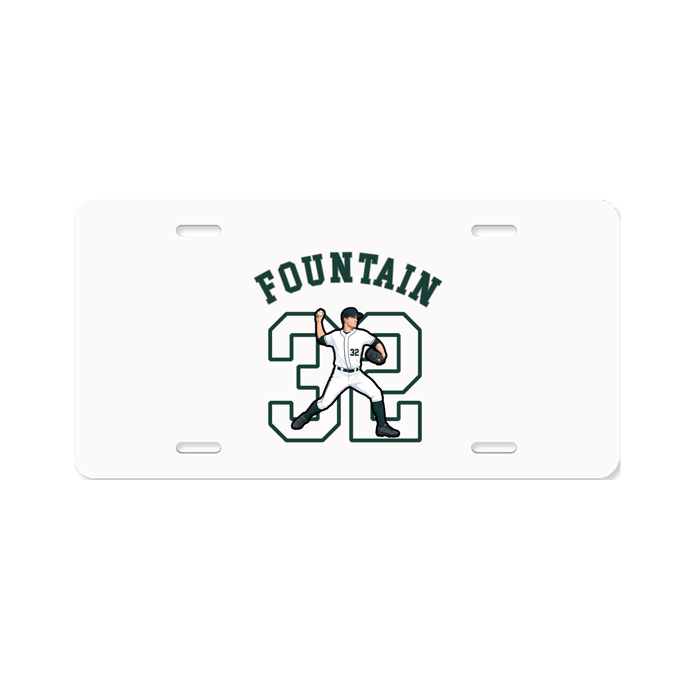 License Plate — Shirsey Arch in Classic