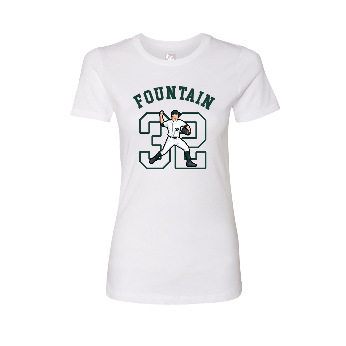 Womens Tee — Shirsey Arch in White