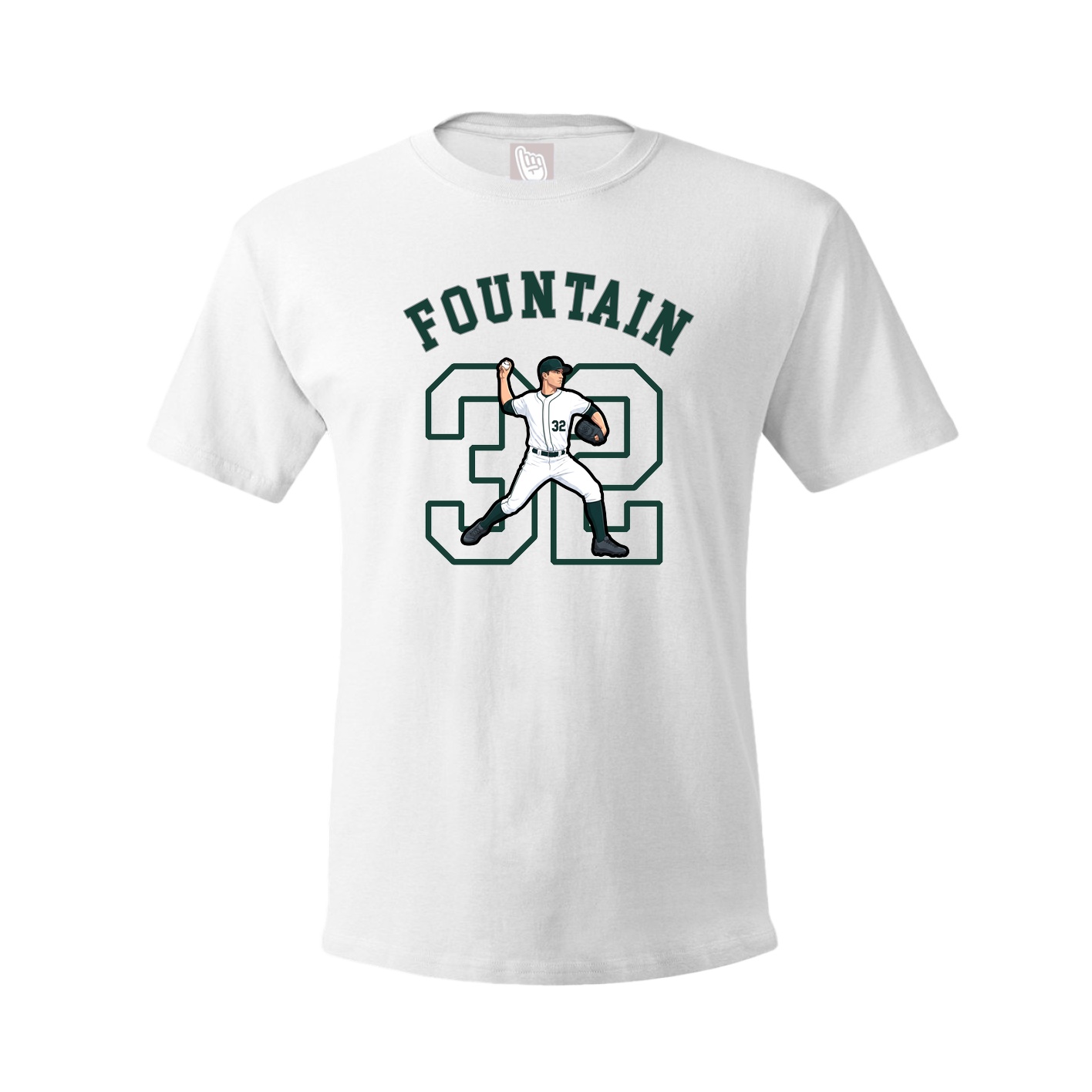 Youth Tee — Shirsey Arch in White