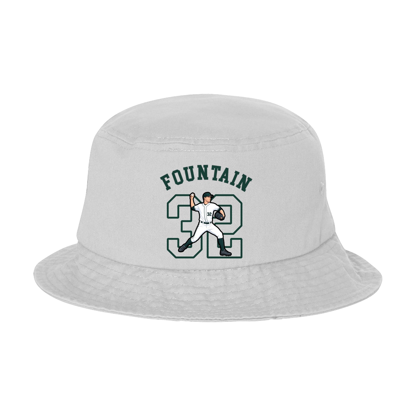 Bucket Cap — Shirsey Arch in White