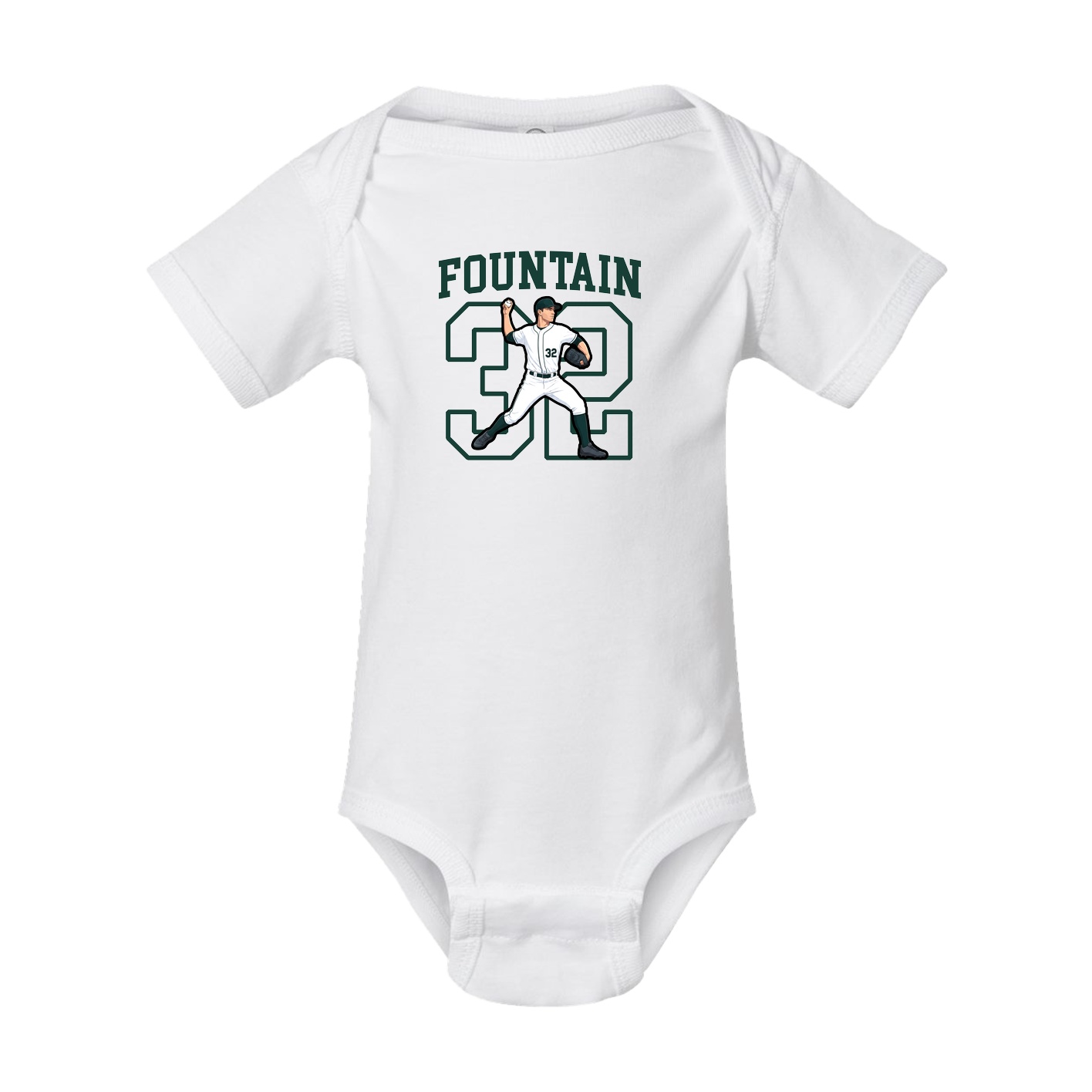 Baby Onesie — Shirsey in White