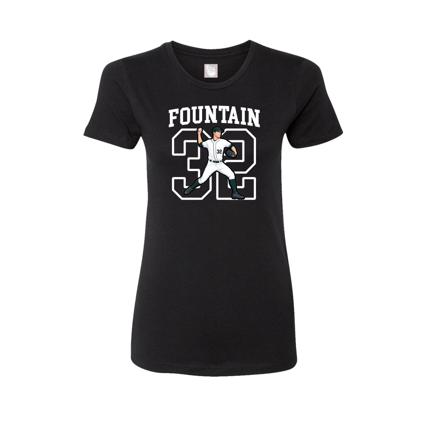 Fitted Women's Tee — Shirsey in Black