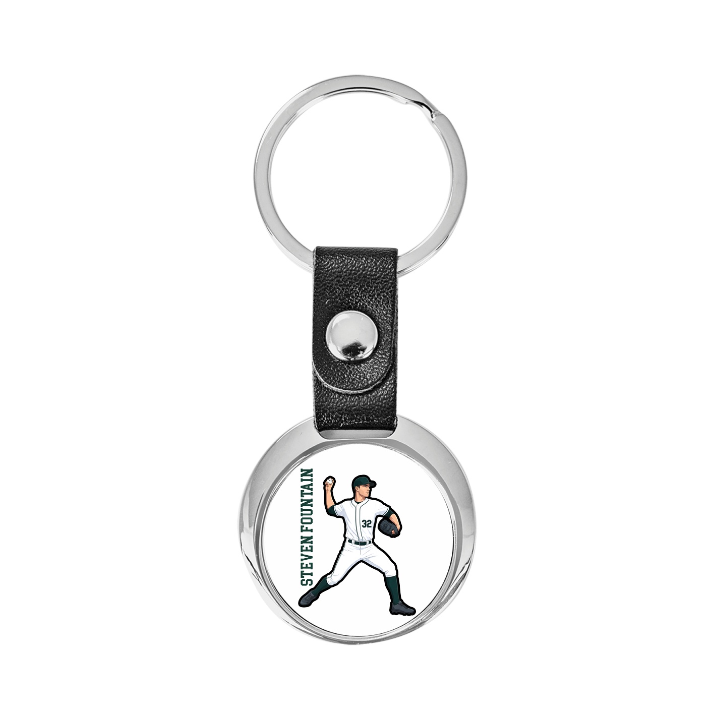 Key Chain — Name Vertical in Classic