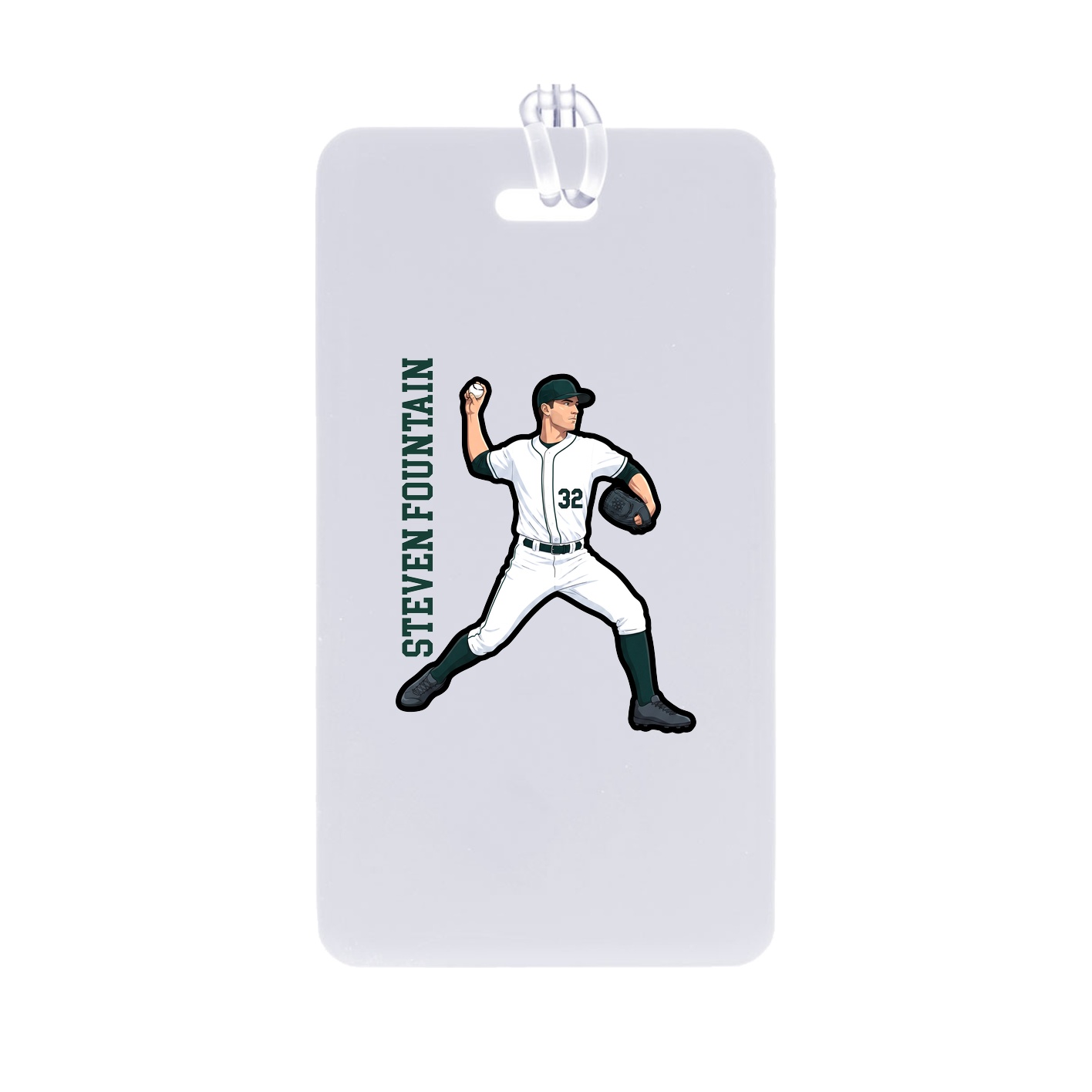 Bag Tag — Name Vertical in Classic