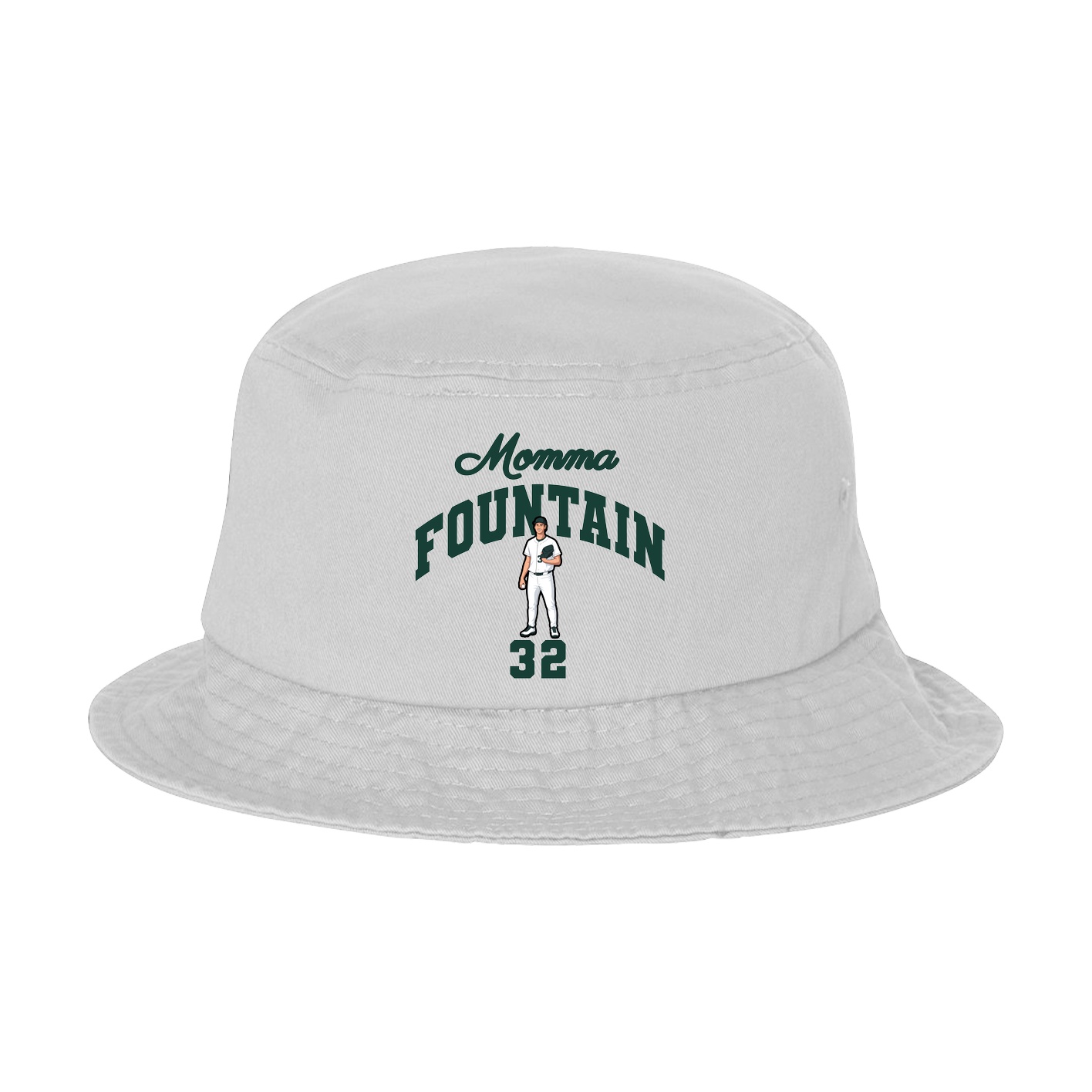 Bucket Cap — Mothers Day Arch in White