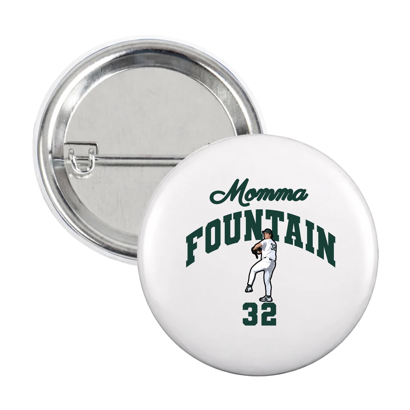 Game Day Button — Mothers Day Arch in White