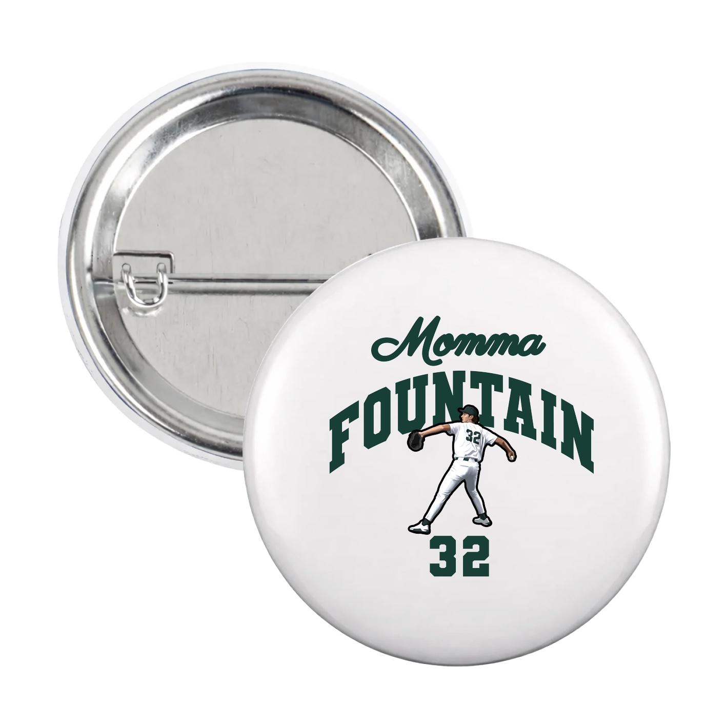 Game Day Button — Mothers Day Arch in White