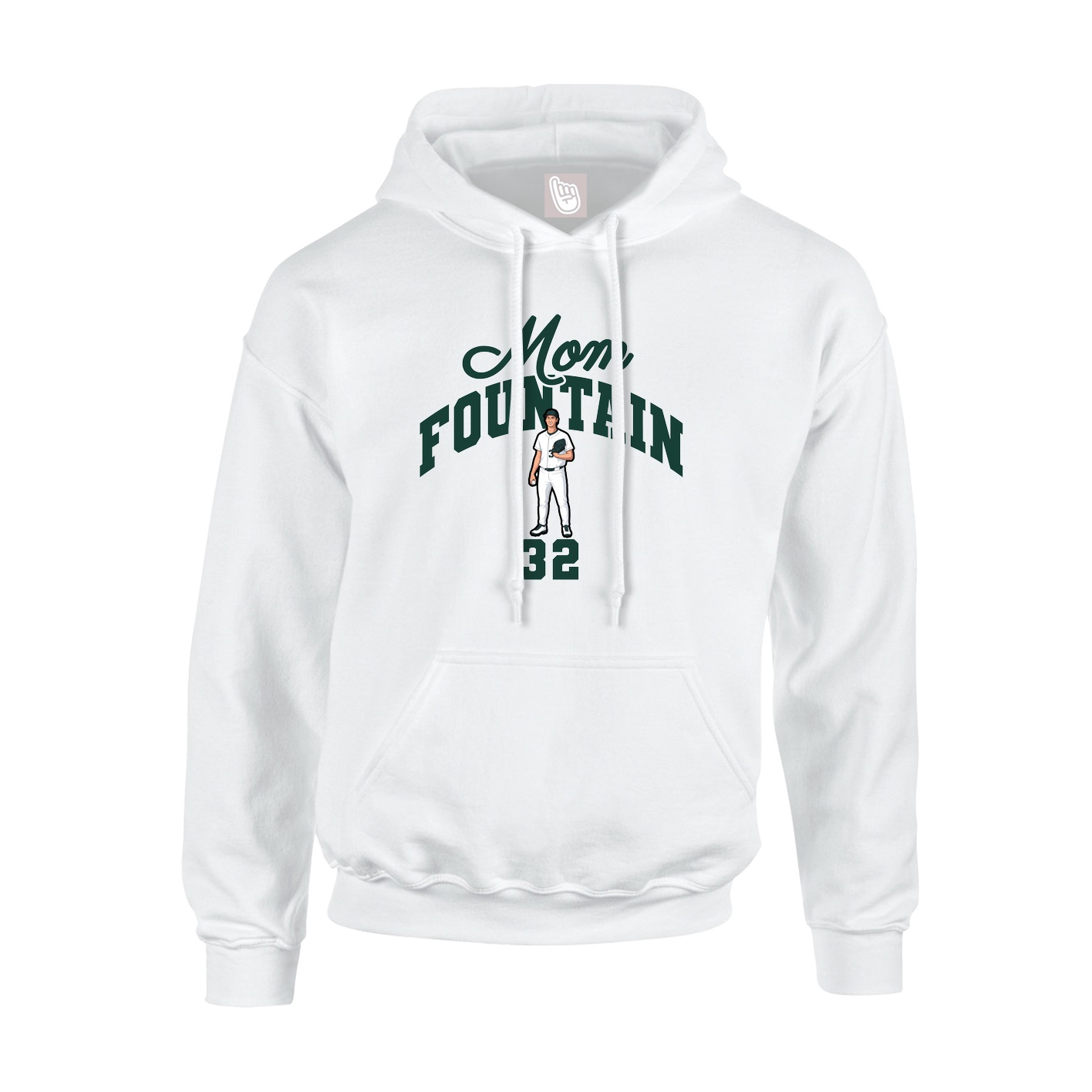 Hoodie — Mothers Day Arch in White