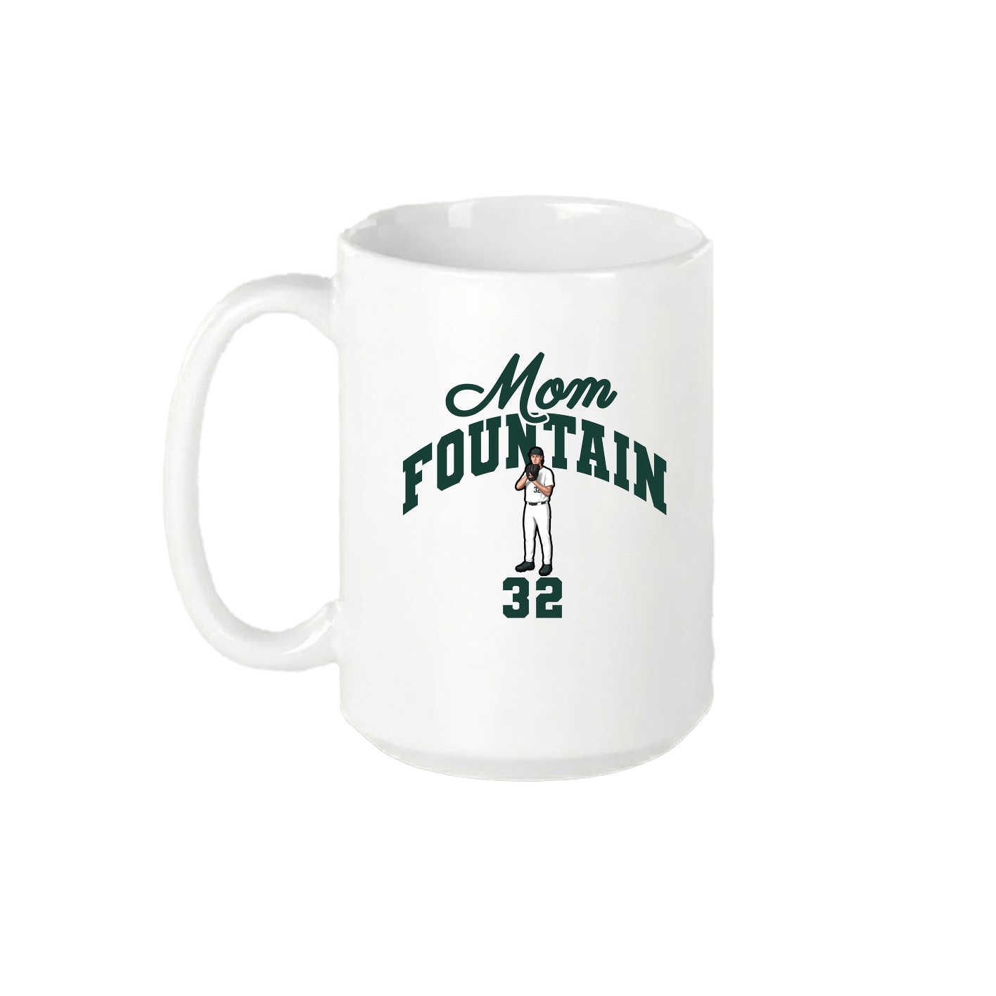 15oz Coffee Mug — Mothers Day Arch in White