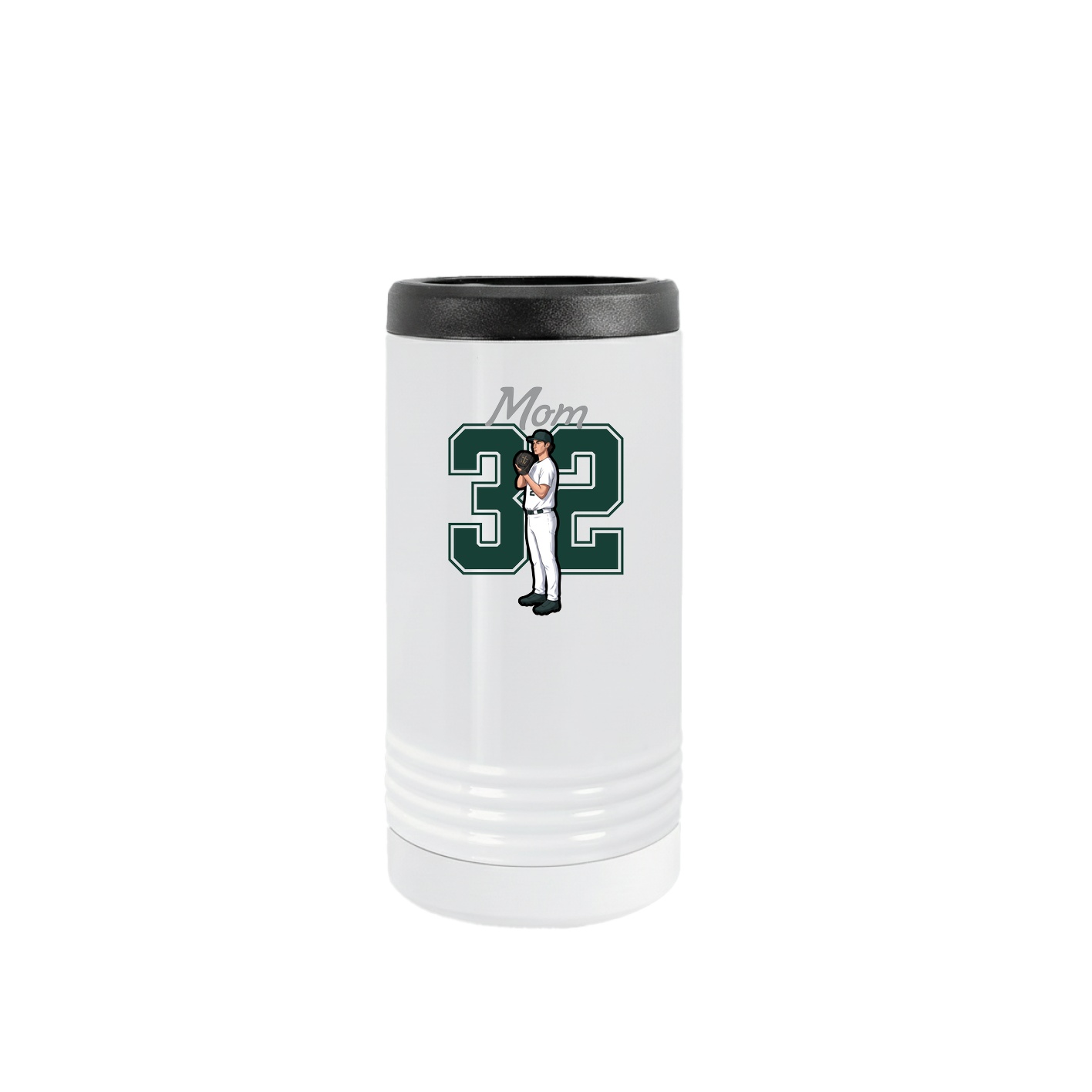 Slim Beverage Holder — Mothers Day Shirsey in White