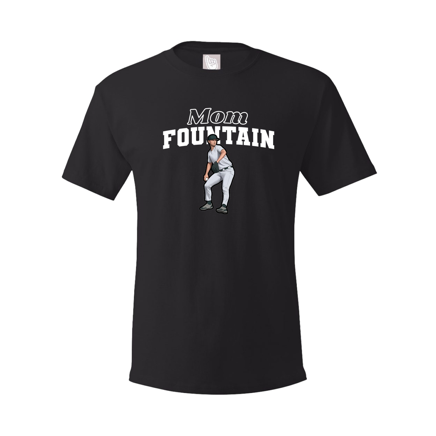 Youth Tee — Mothers Day Block in Black