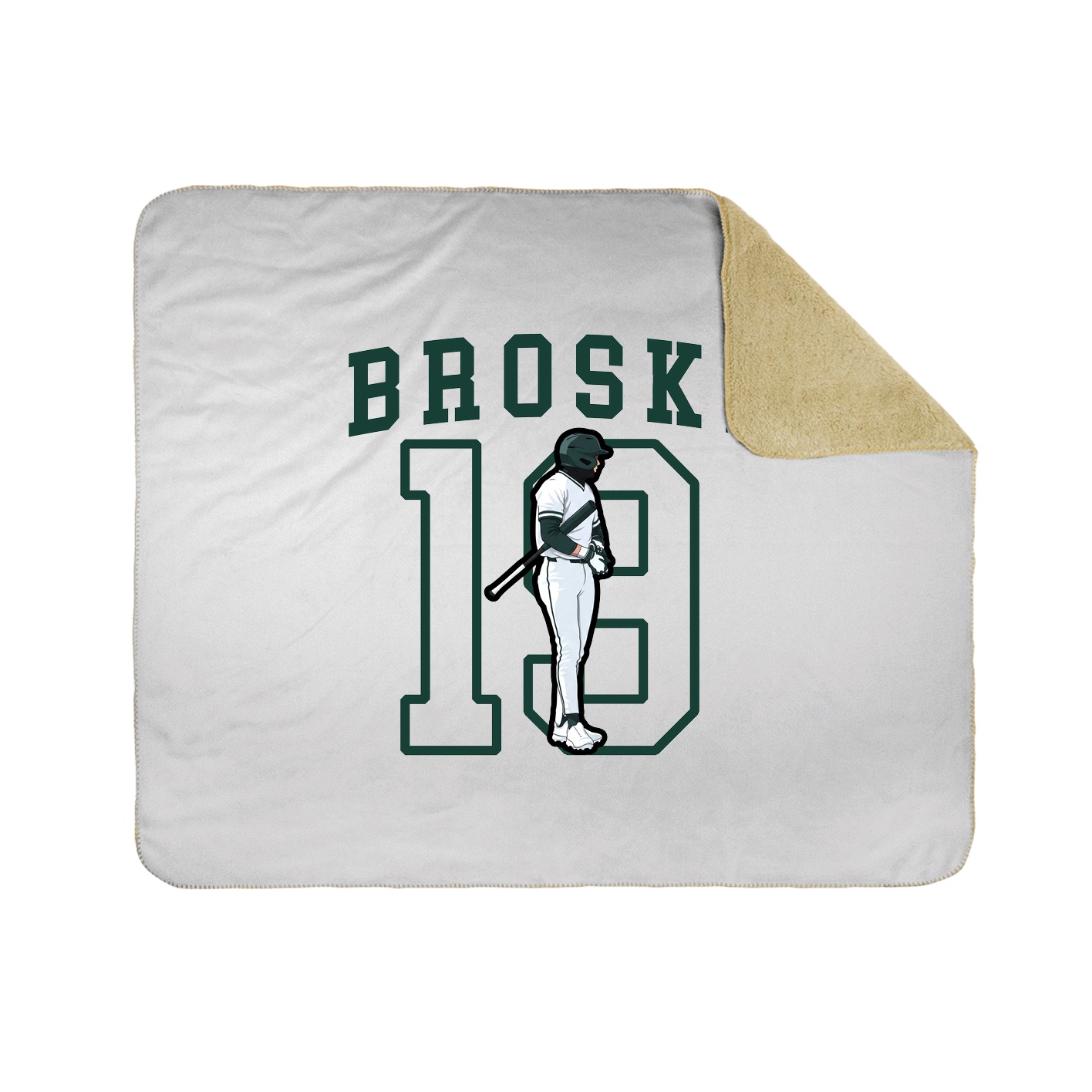 Throw Blanket — Shirsey in White