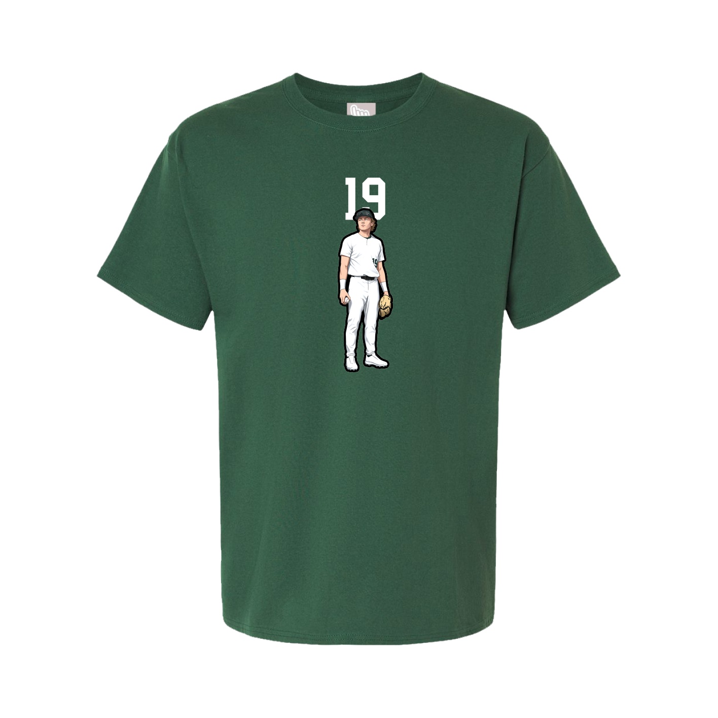 Tee — Number Top in Green
