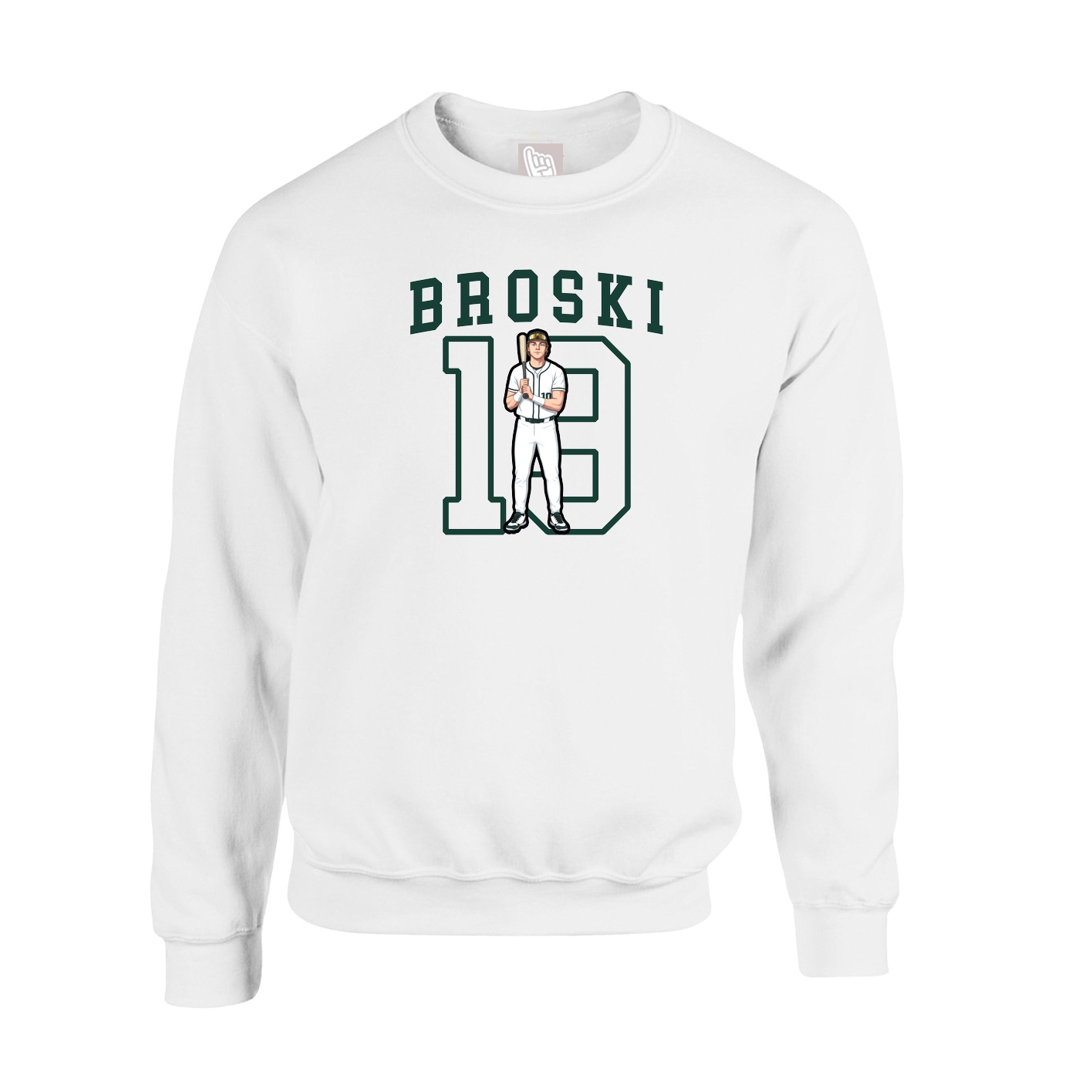 Fleece Crew — Shirsey in White