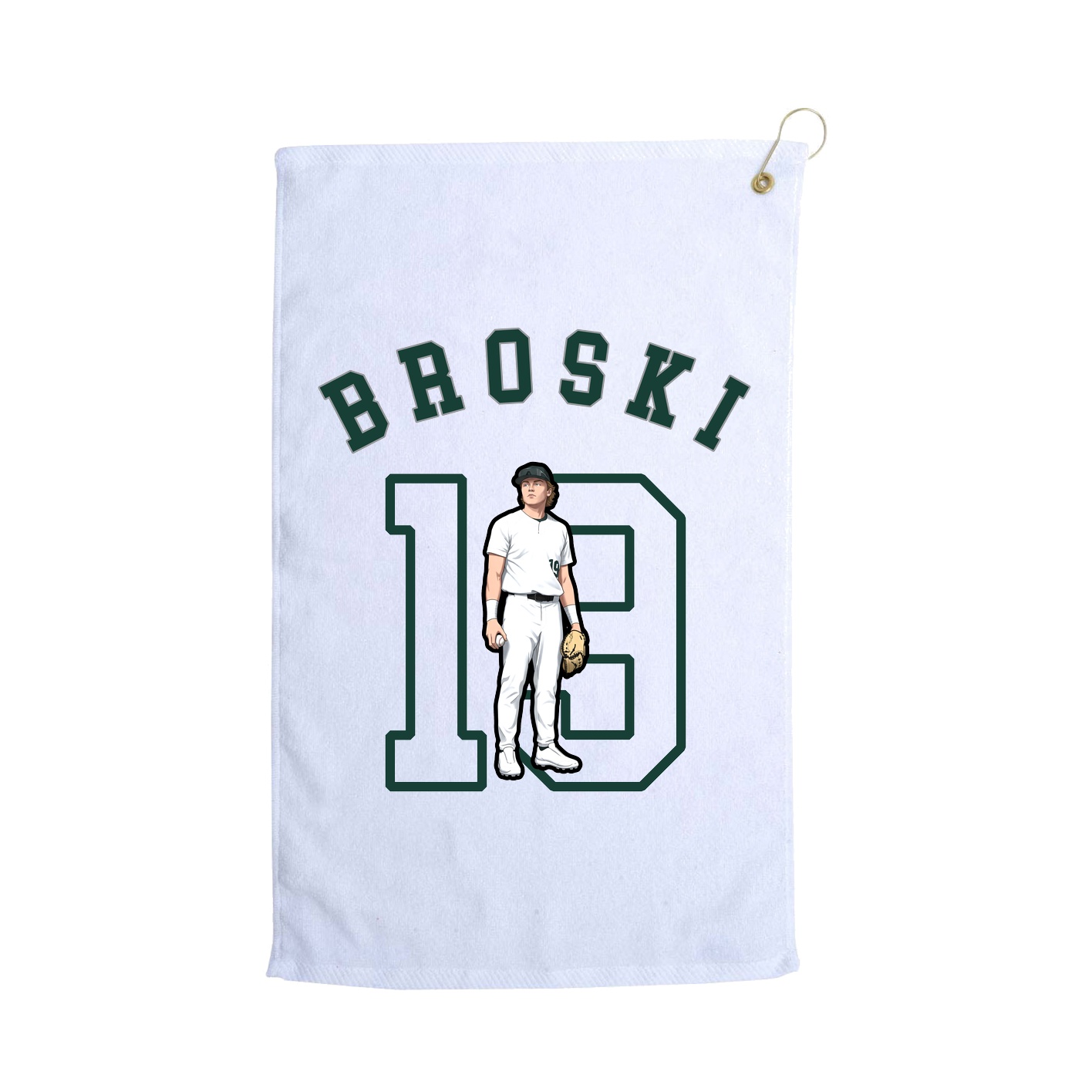Golf Towel — Shirsey Arch in White