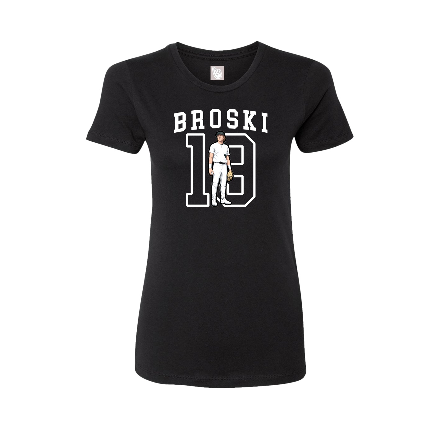 Fitted Women's Tee — Shirsey in Black