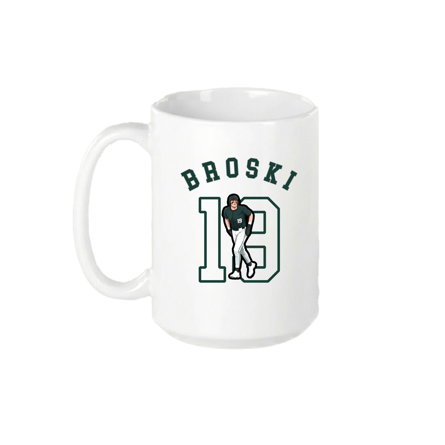 15oz Coffee Mug — Shirsey Arch in White