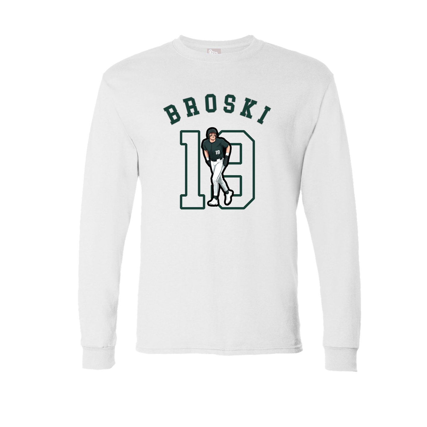 Long Sleeve Tee — Shirsey Arch in White