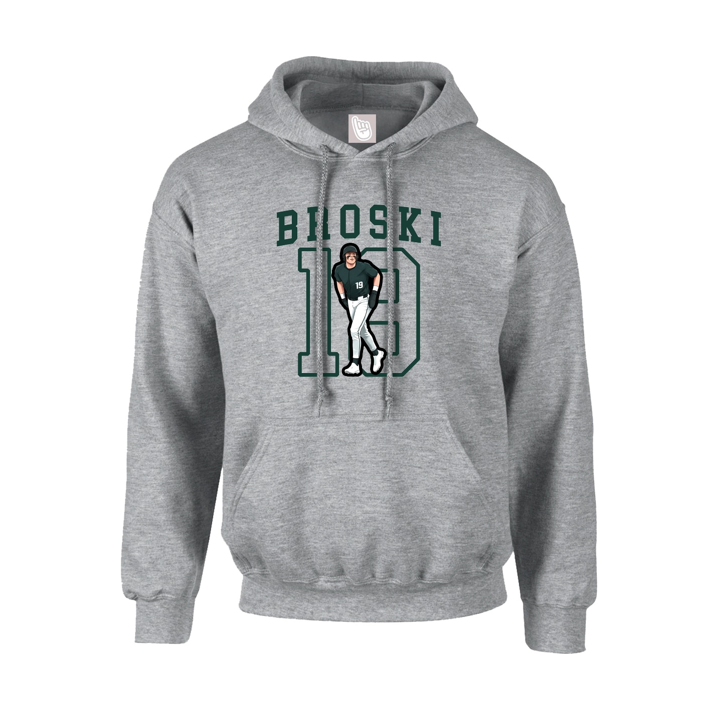 Hoodie — Shirsey in Grey