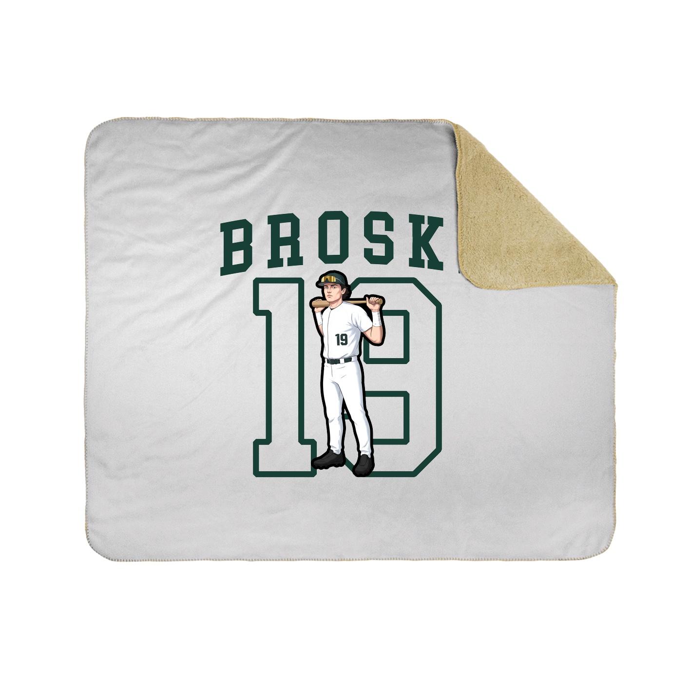 Throw Blanket — Shirsey in White