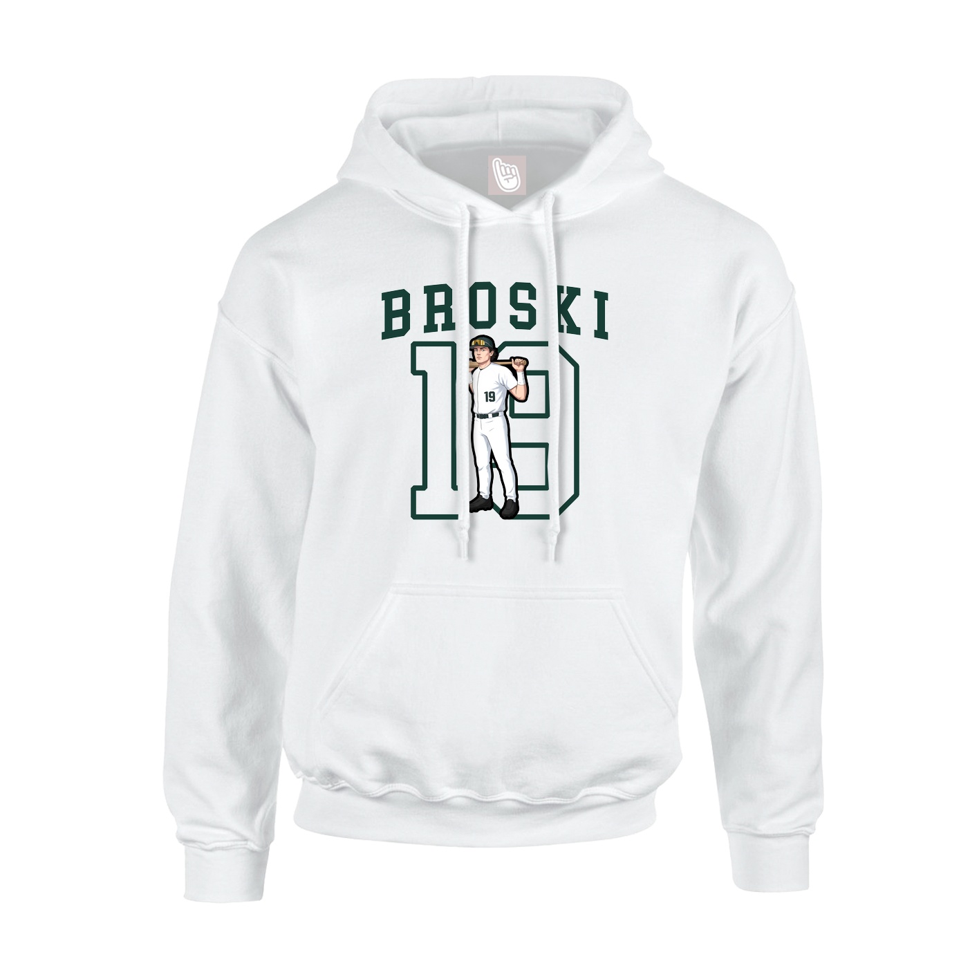 Hoodie — Shirsey in White