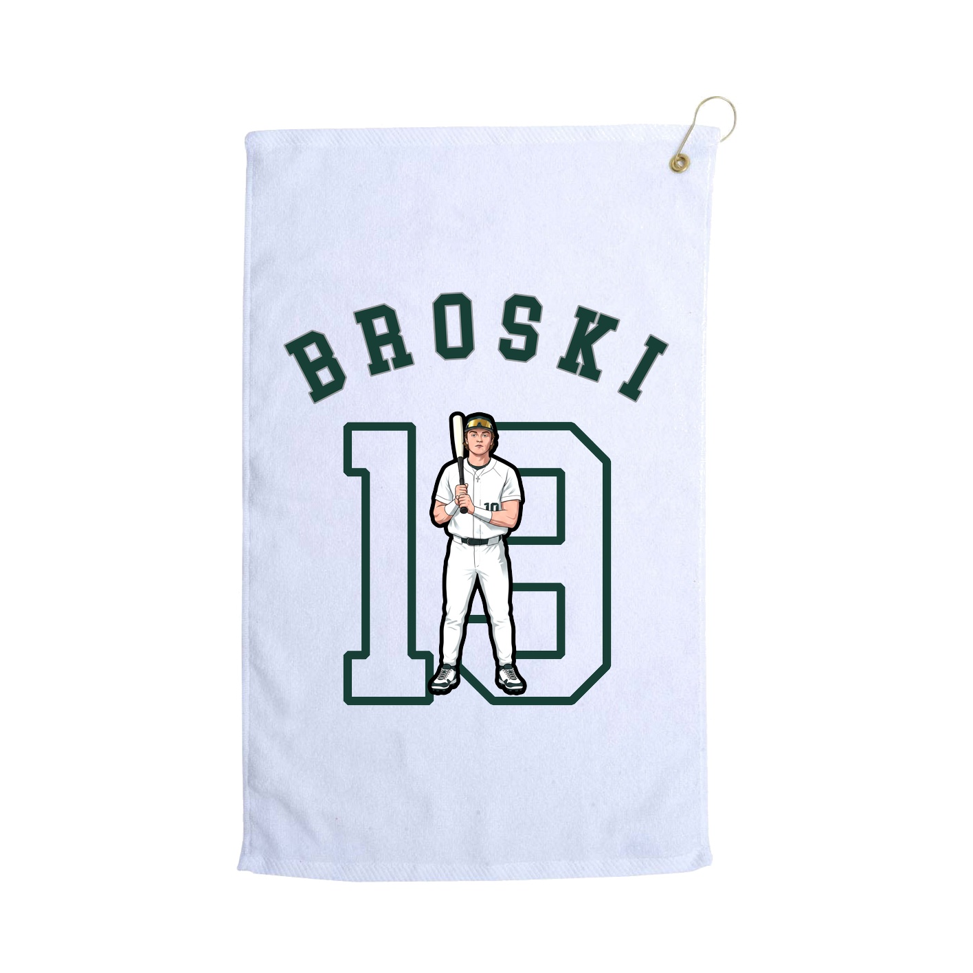 Golf Towel — Shirsey Arch in White
