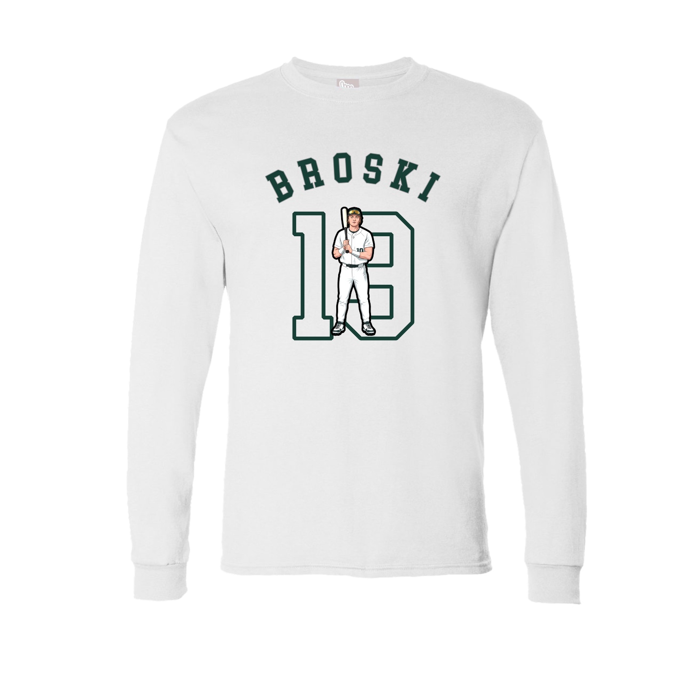 Long Sleeve Tee — Shirsey Arch in White