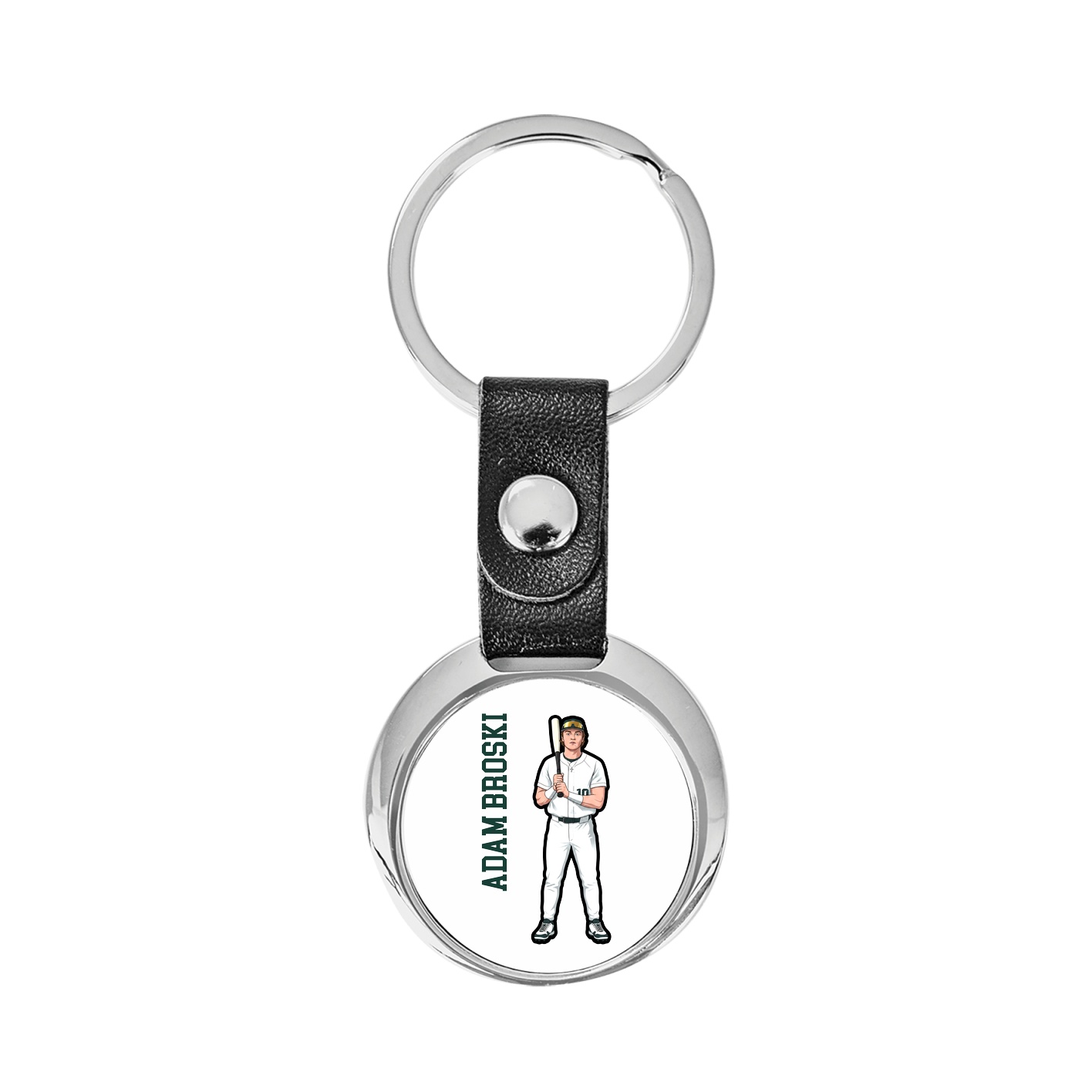 Key Chain — Name Vertical in Classic