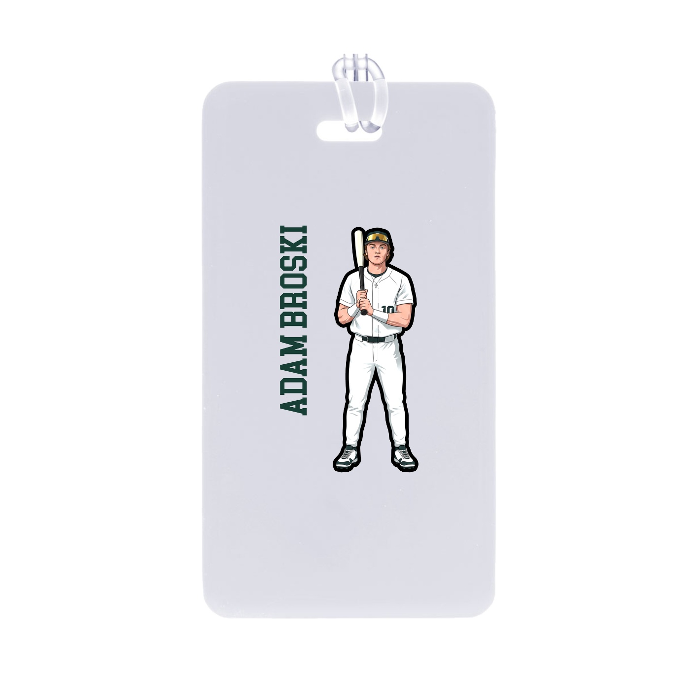 Bag Tag — Name Vertical in Classic