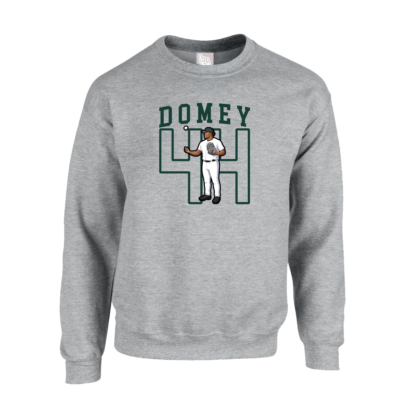 Fleece Crew — Shirsey in Grey