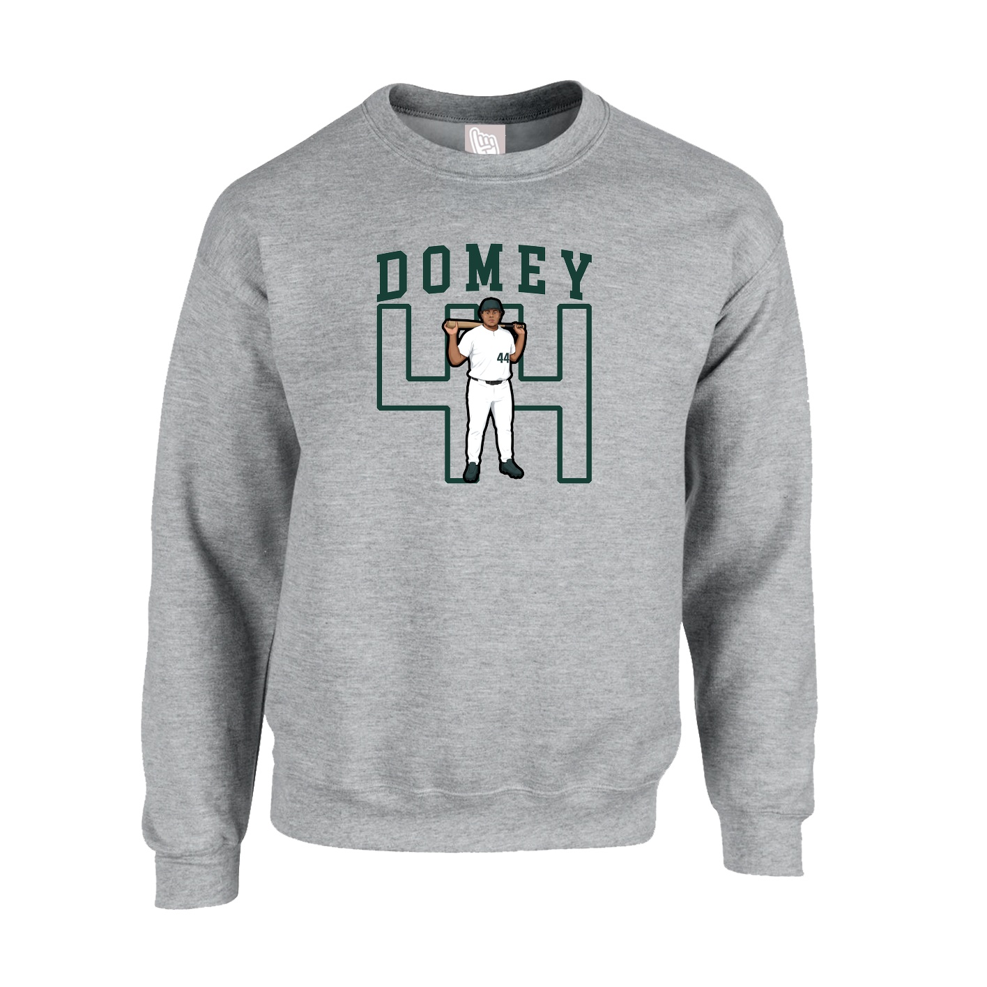 Fleece Crew — Shirsey in Grey