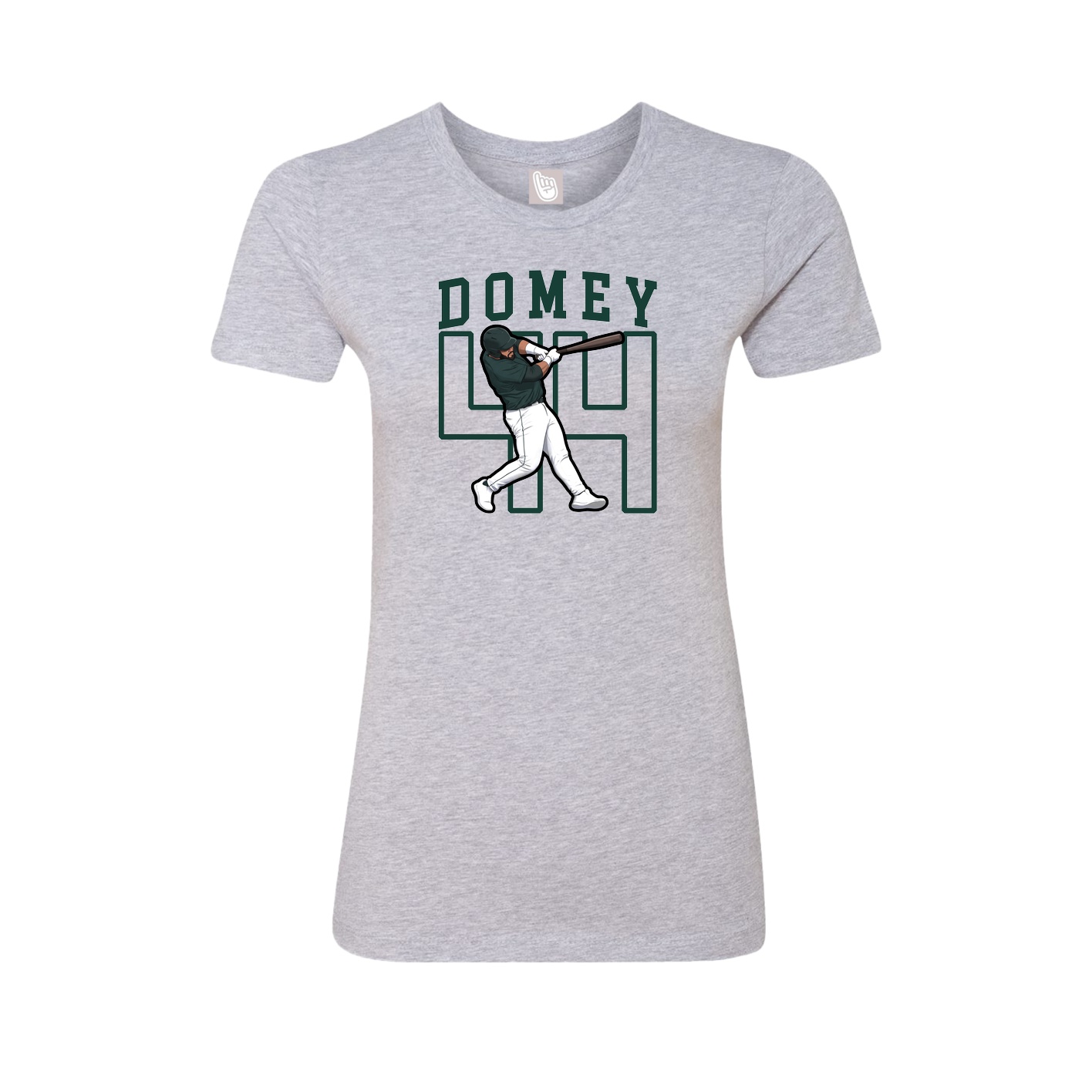 Fitted Women's Tee — Shirsey in Grey