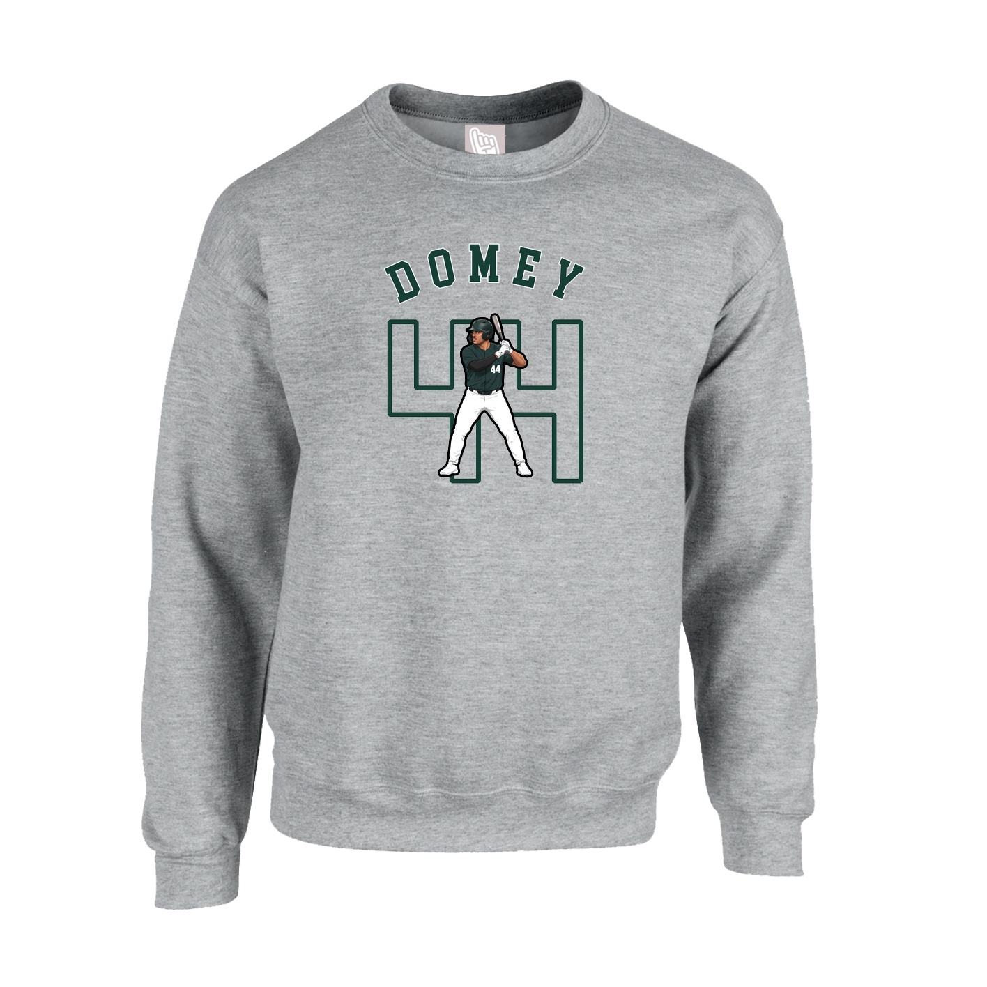 Fleece Crew — Shirsey Arch in Grey