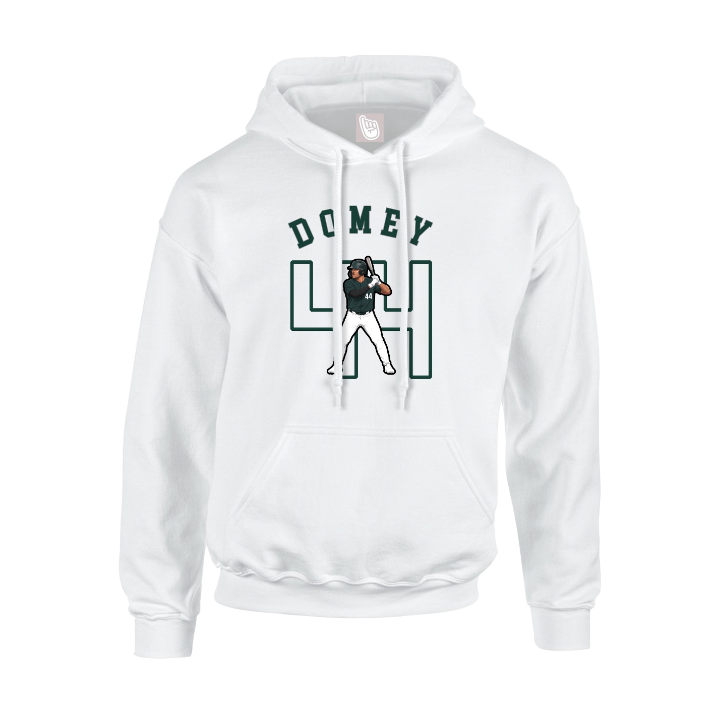 Youth Hoodie — Shirsey Arch in White