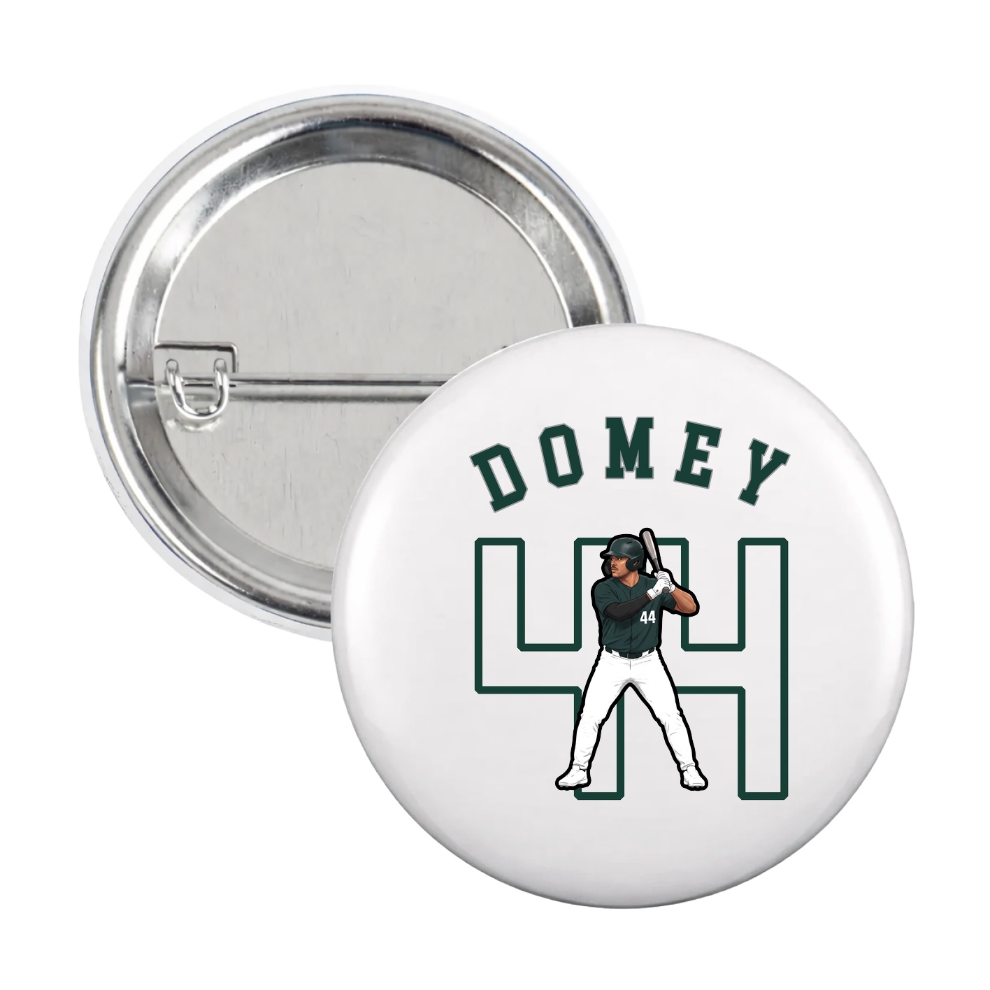 Game Day Button — Shirsey Arch in White