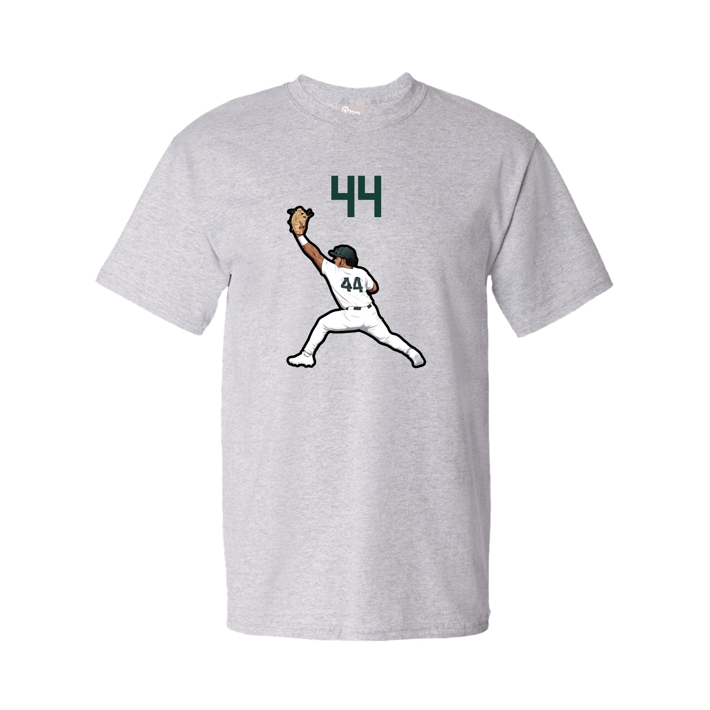 Tee — Number Top in Grey