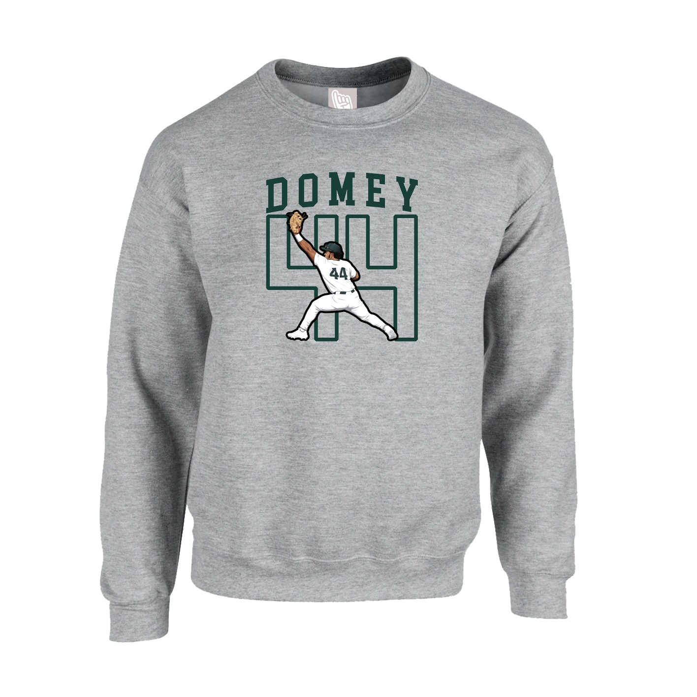 Fleece Crew — Shirsey in Grey