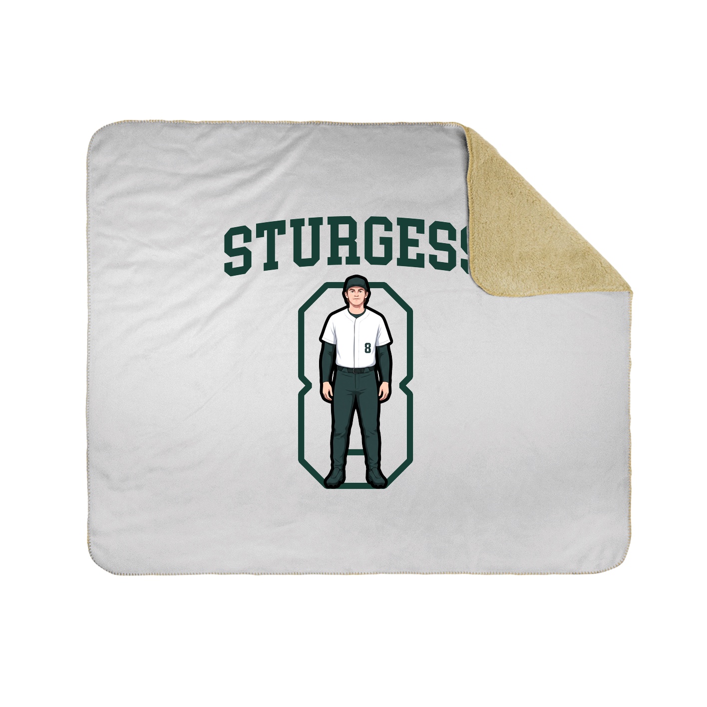 Throw Blanket — Shirsey in White