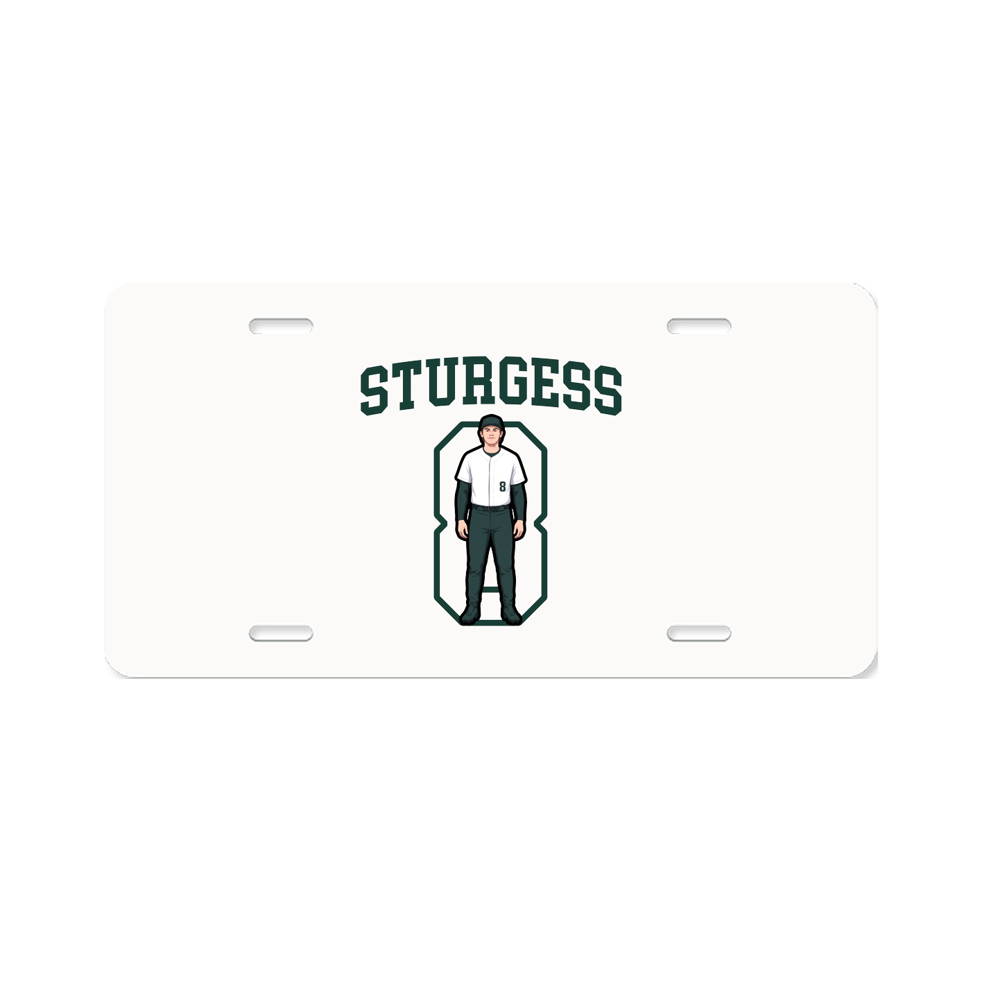 License Plate — Shirsey in Classic