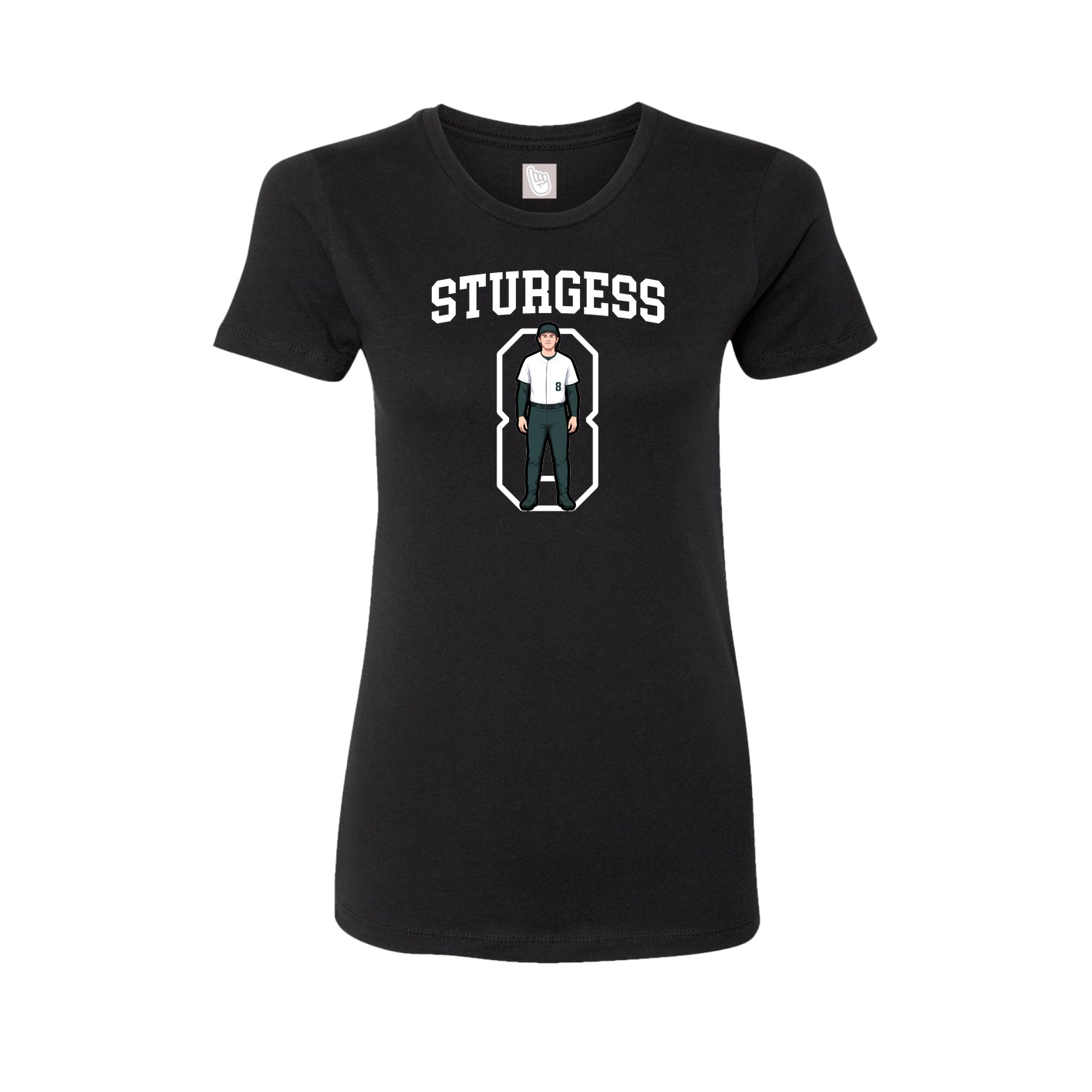 Fitted Women's Tee — Shirsey in Black