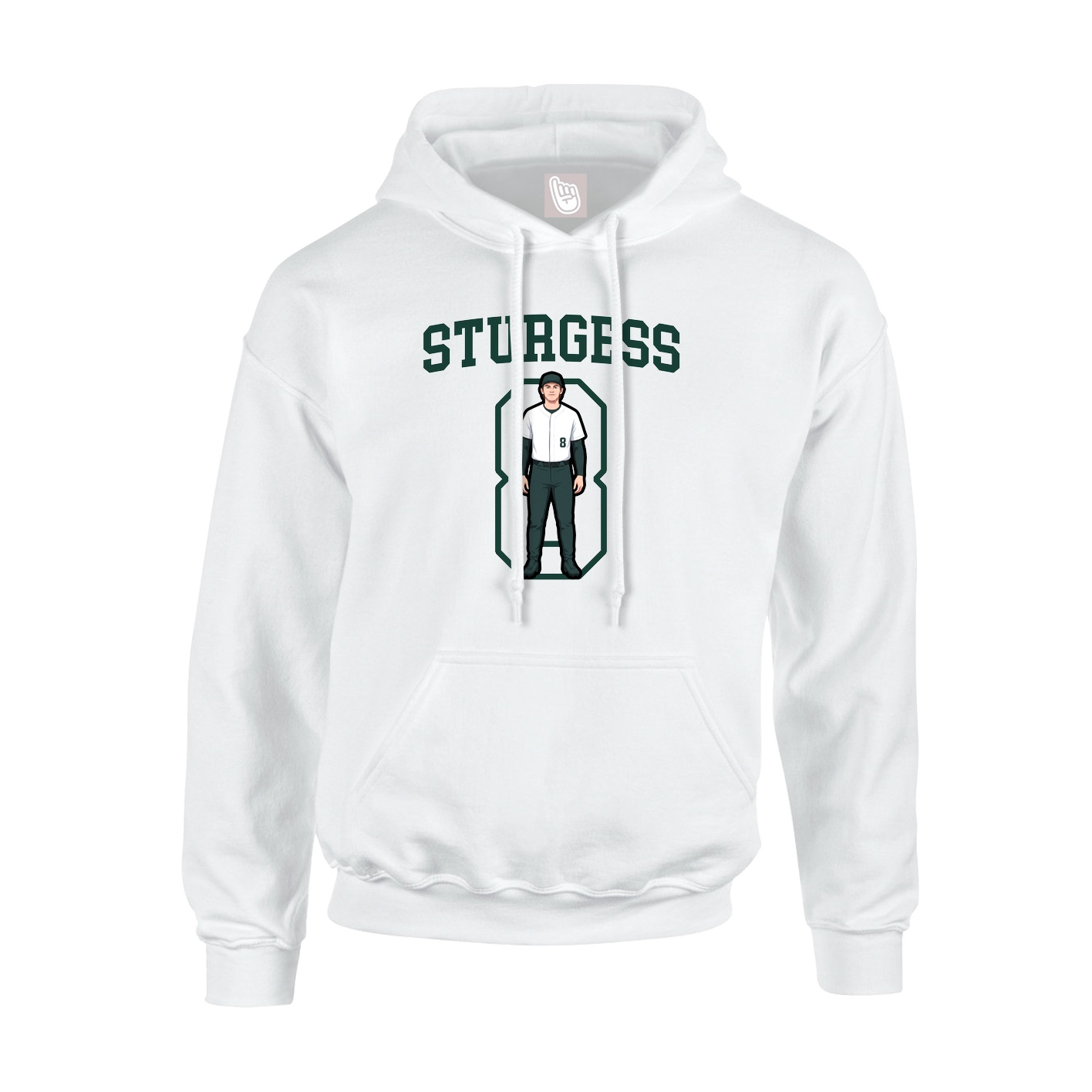 Hoodie — Shirsey in White