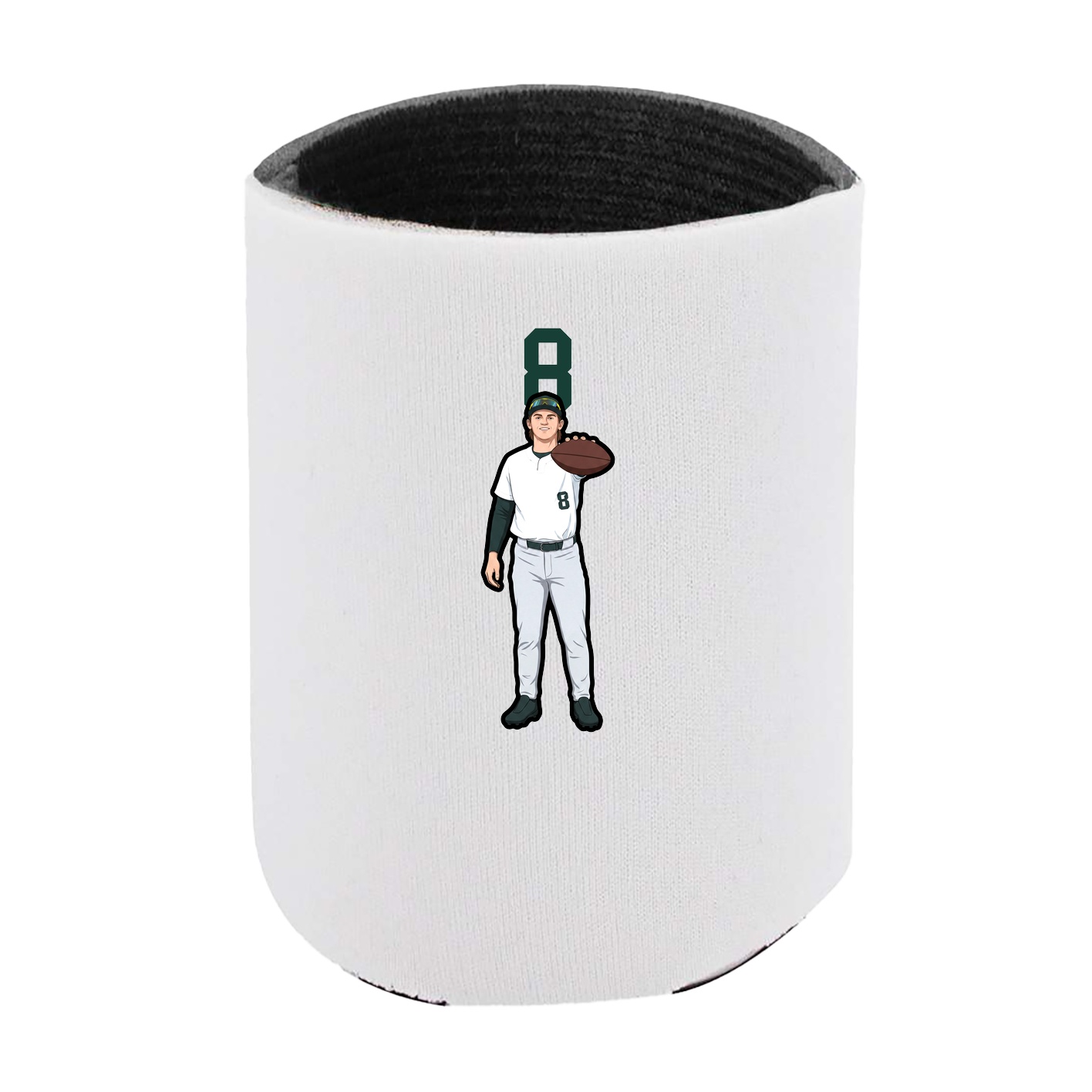 Can Holder — Number Top in White
