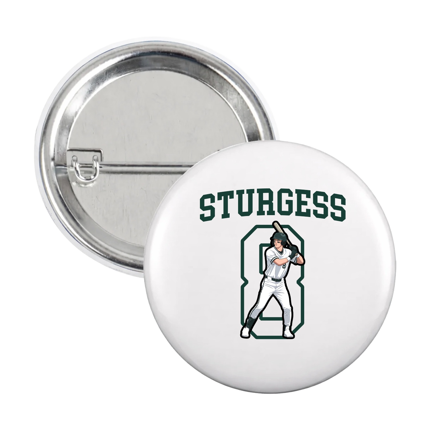 Game Day Button — Shirsey in White