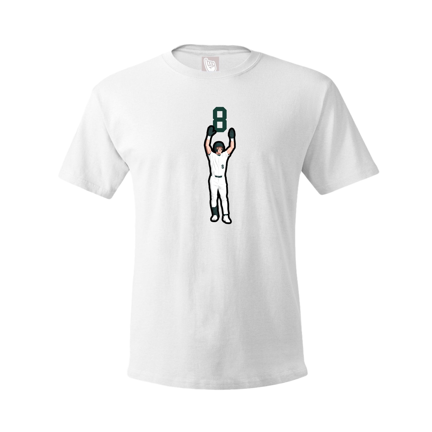 Tee — Number Top in White