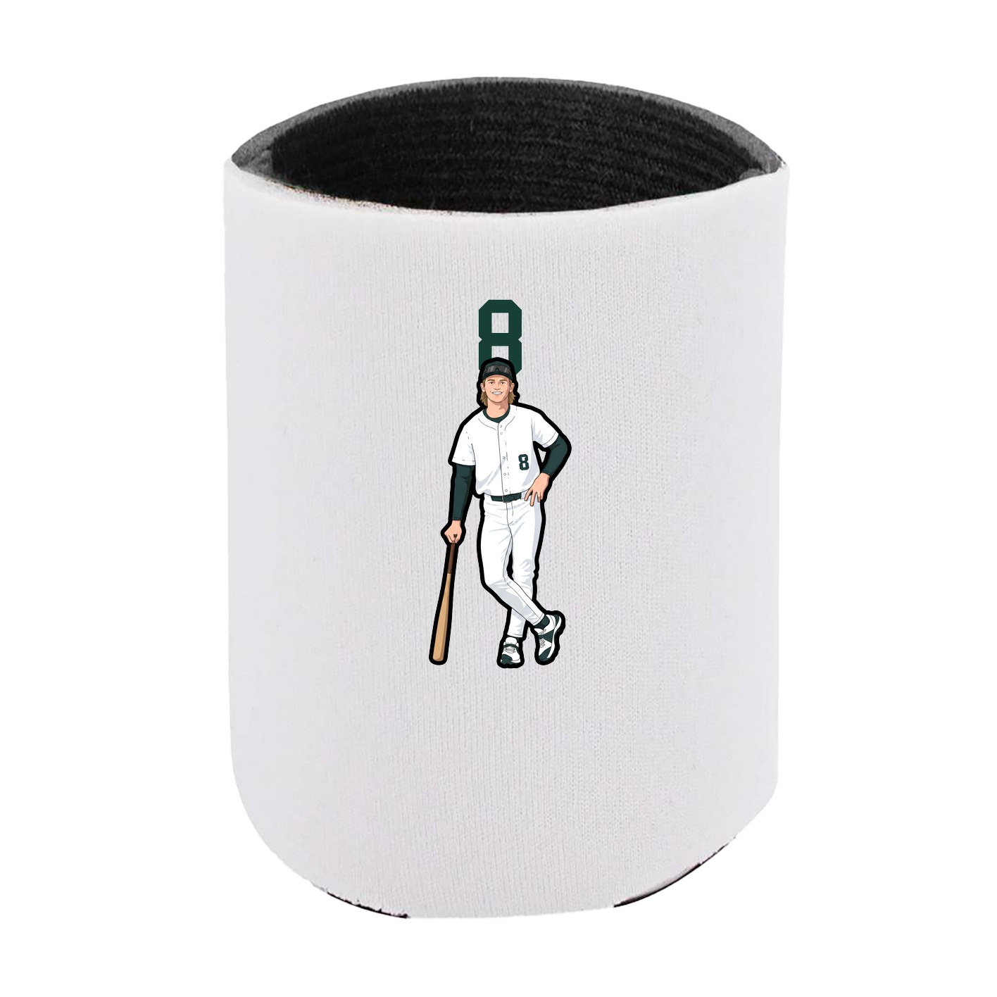 Can Holder — Number Top in White