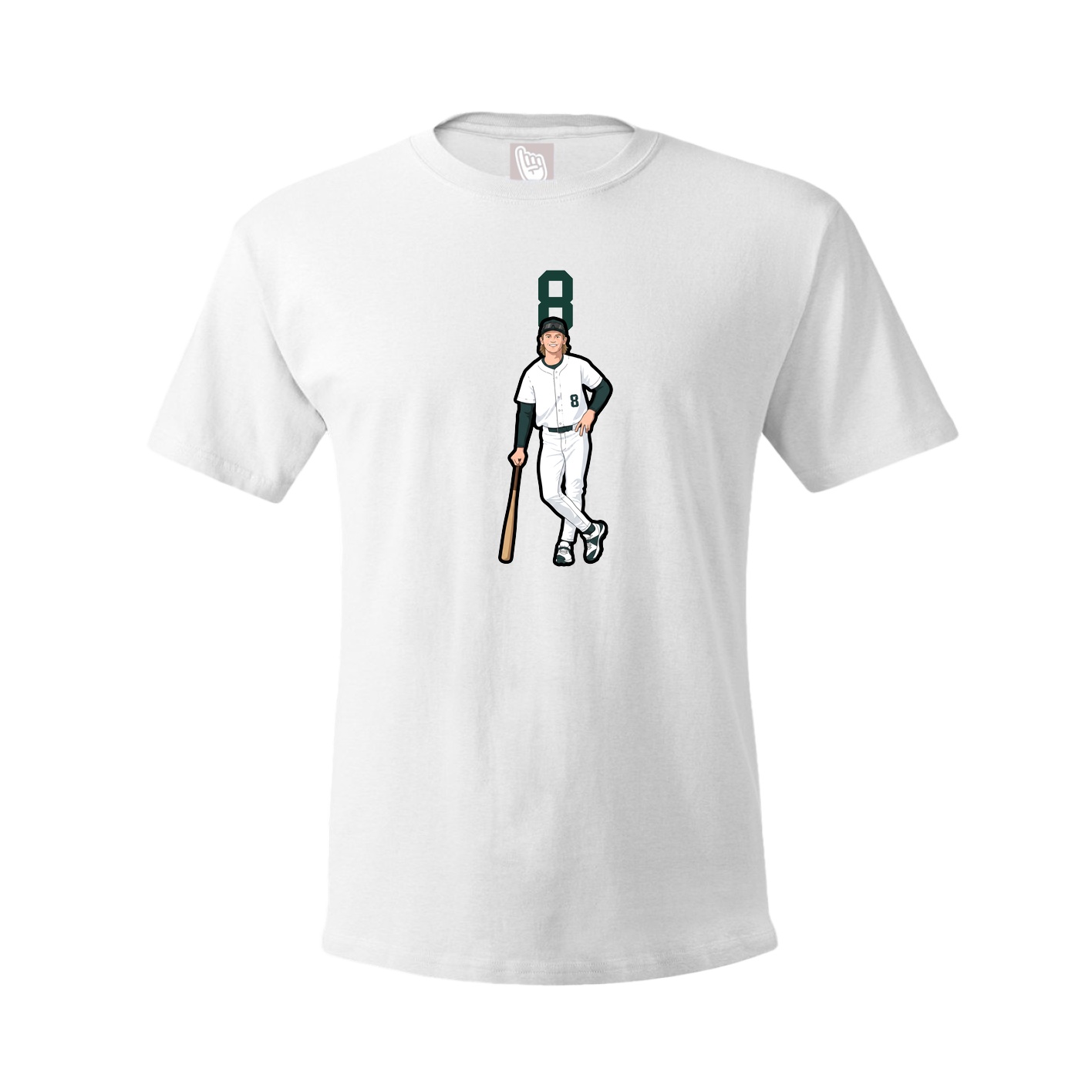 Tee — Number Top in White