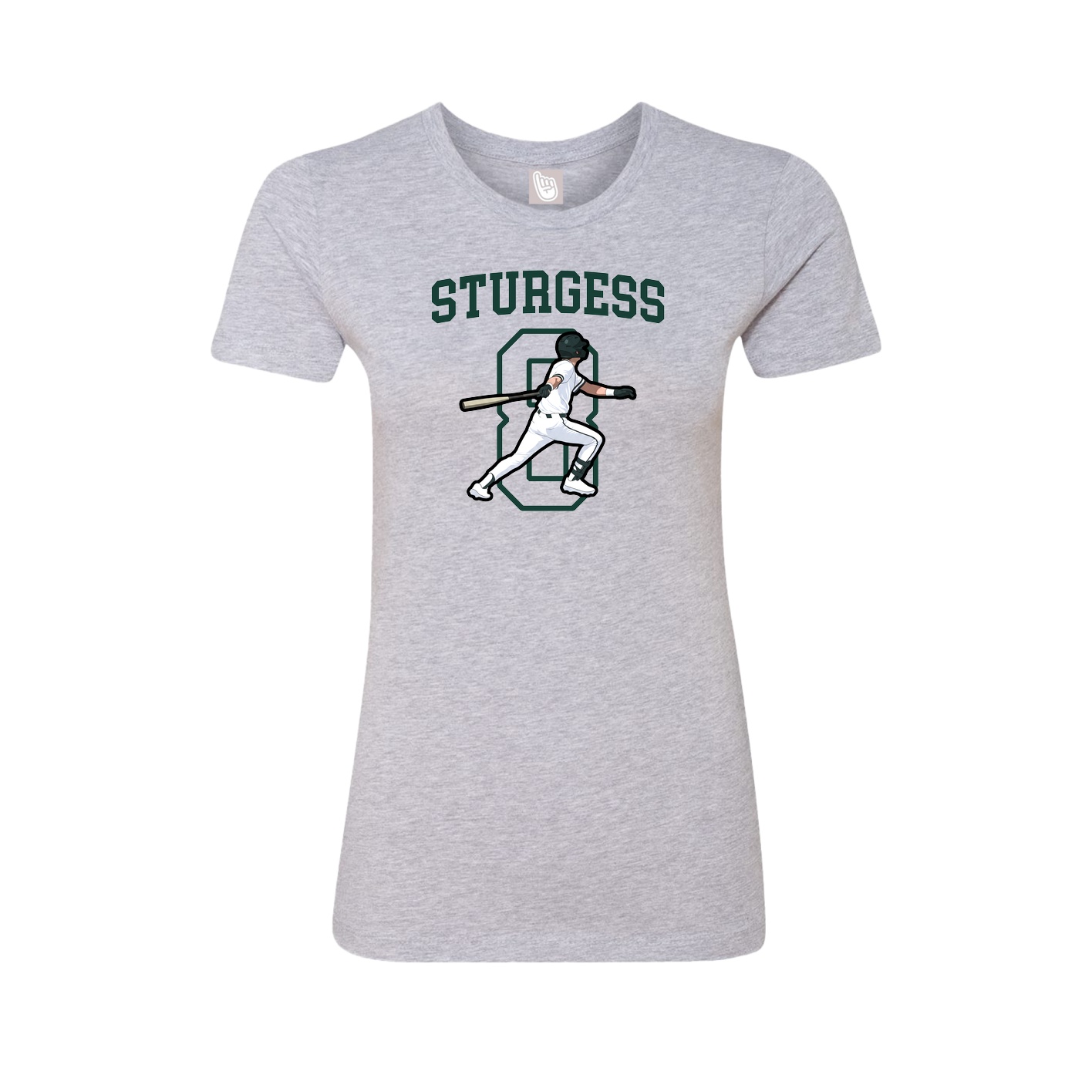 Fitted Women's Tee — Shirsey in Grey